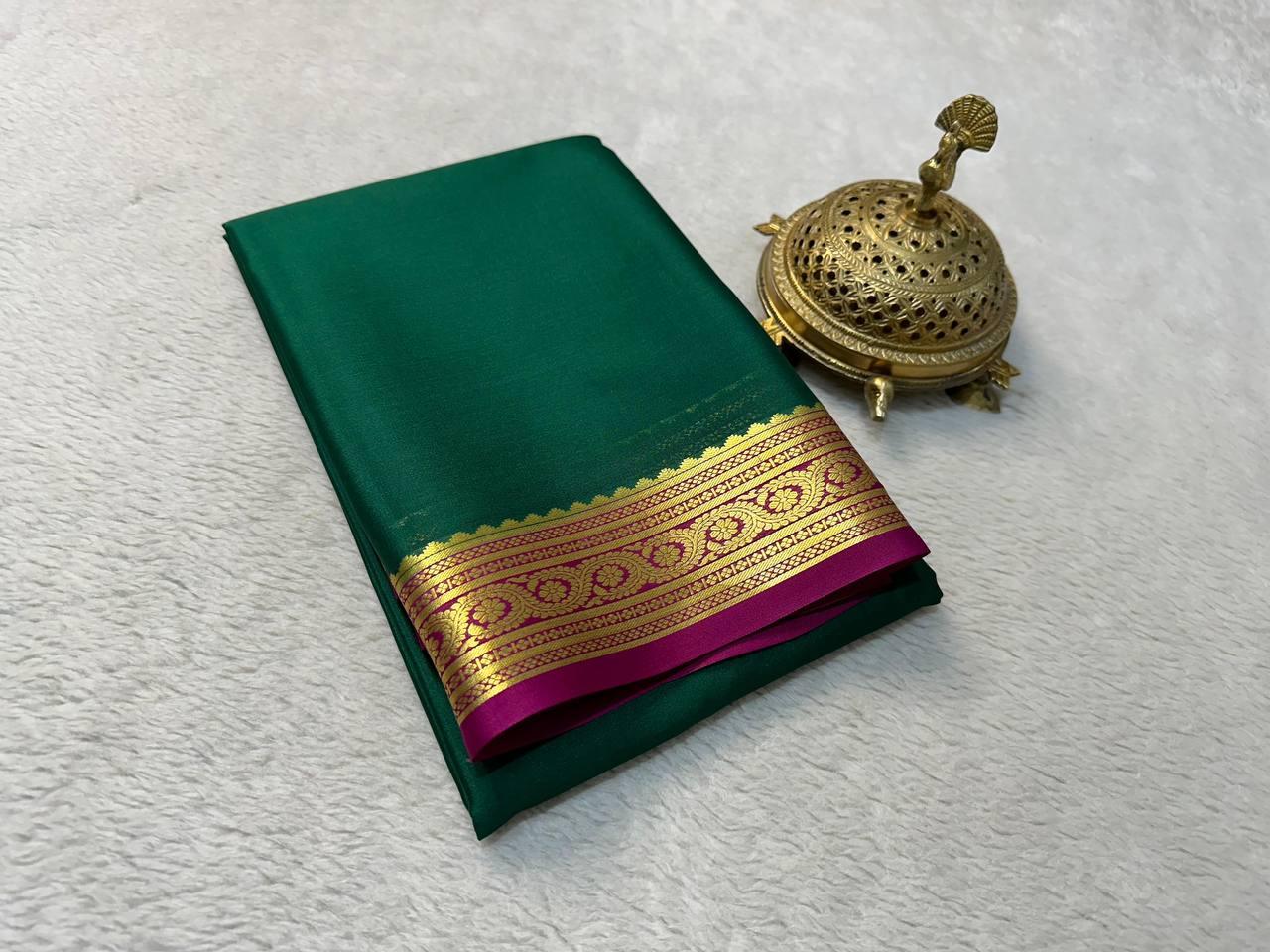 Premium Opulent Traditions: Pure Mysore Silk Sarees for Every Occasion for Weddings & Festive Wear