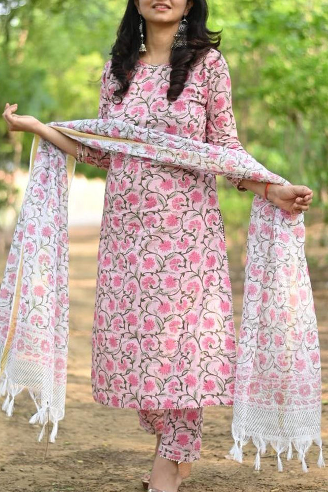 kurta set for women with dupaata