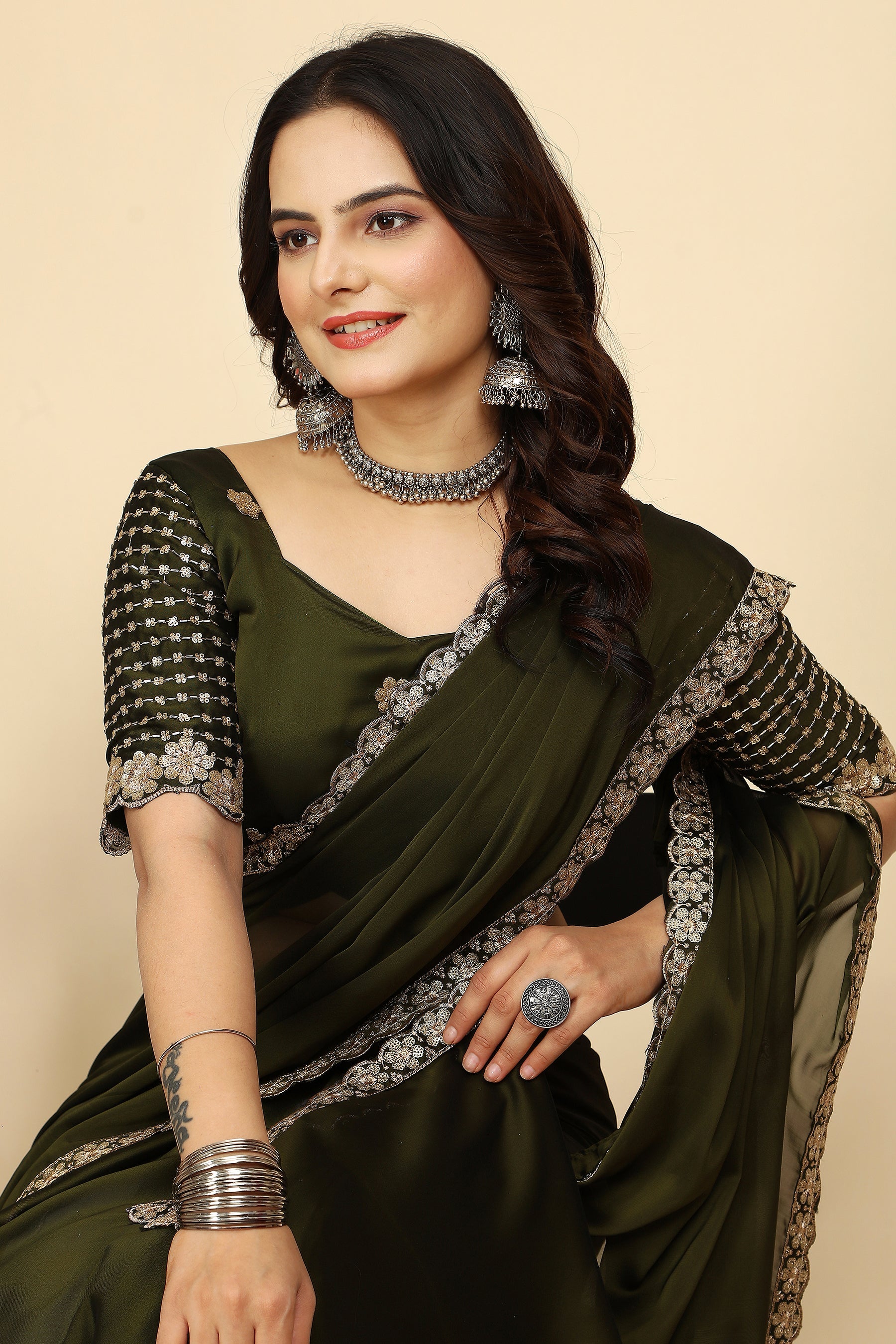 Premium A Touch of Royalty: Premium Silk & Exquisite Embroidery for Weddings & Festive Wear