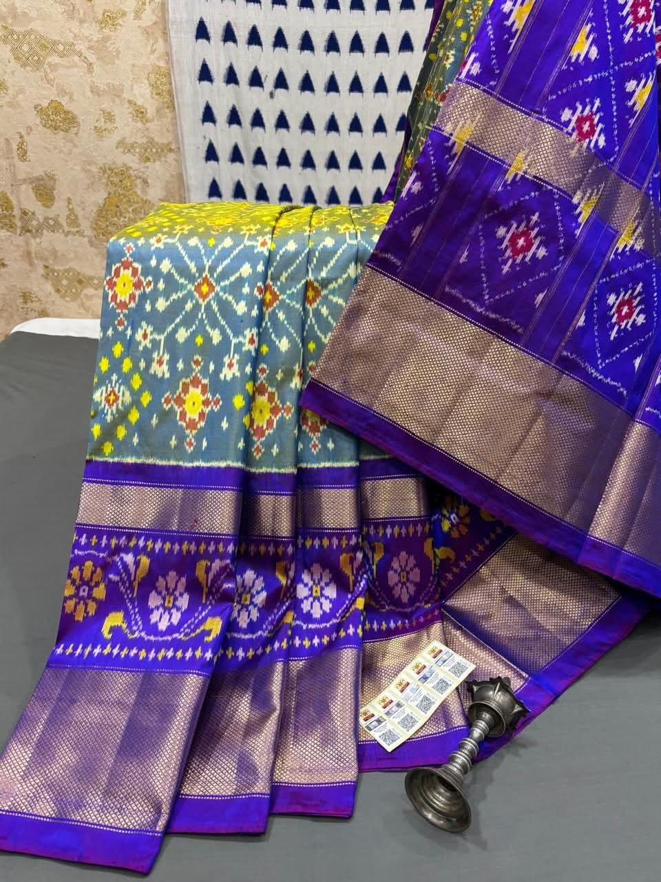 Pure Pochampally Ikat Saree