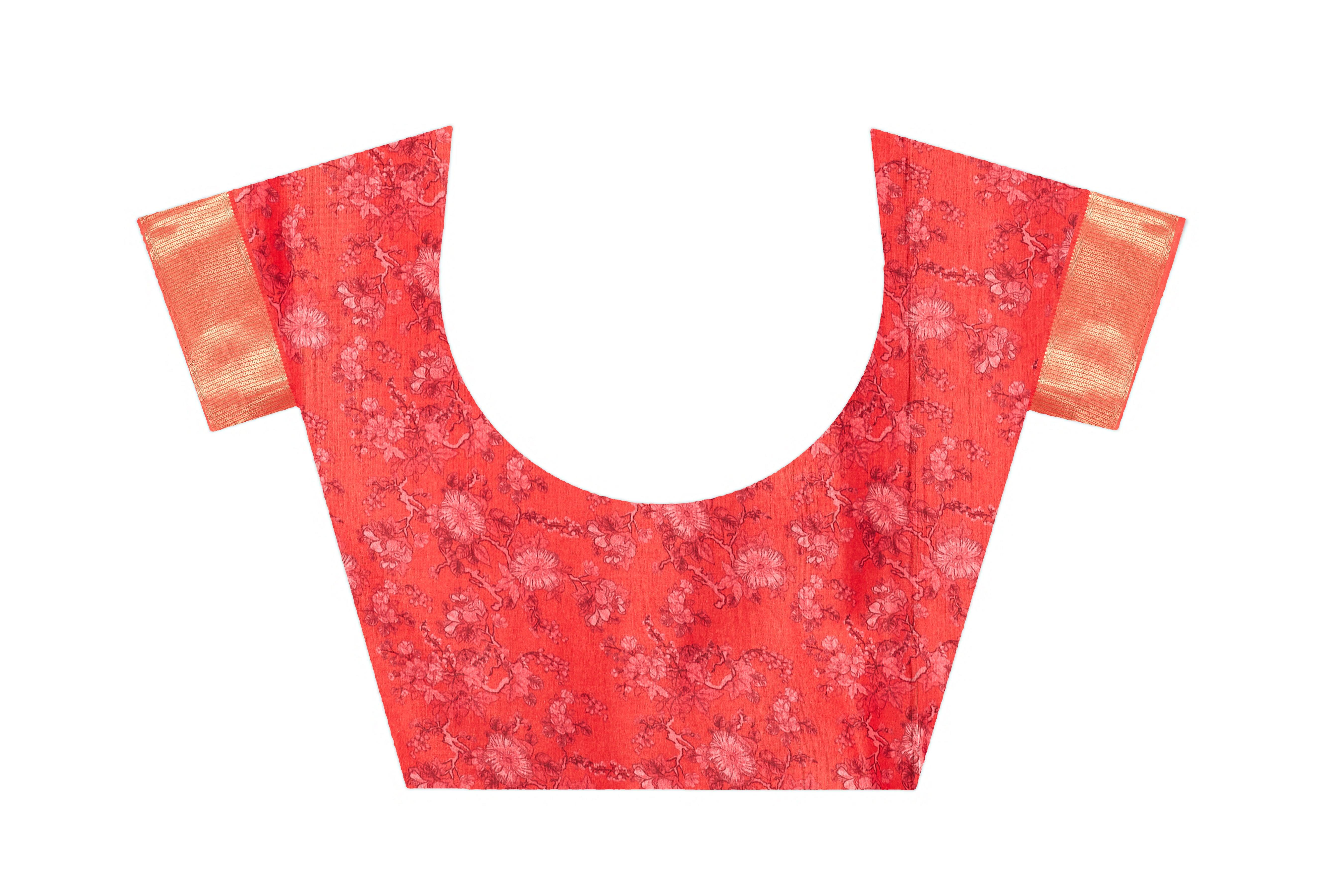 Digital mordern printed soft silk sarees