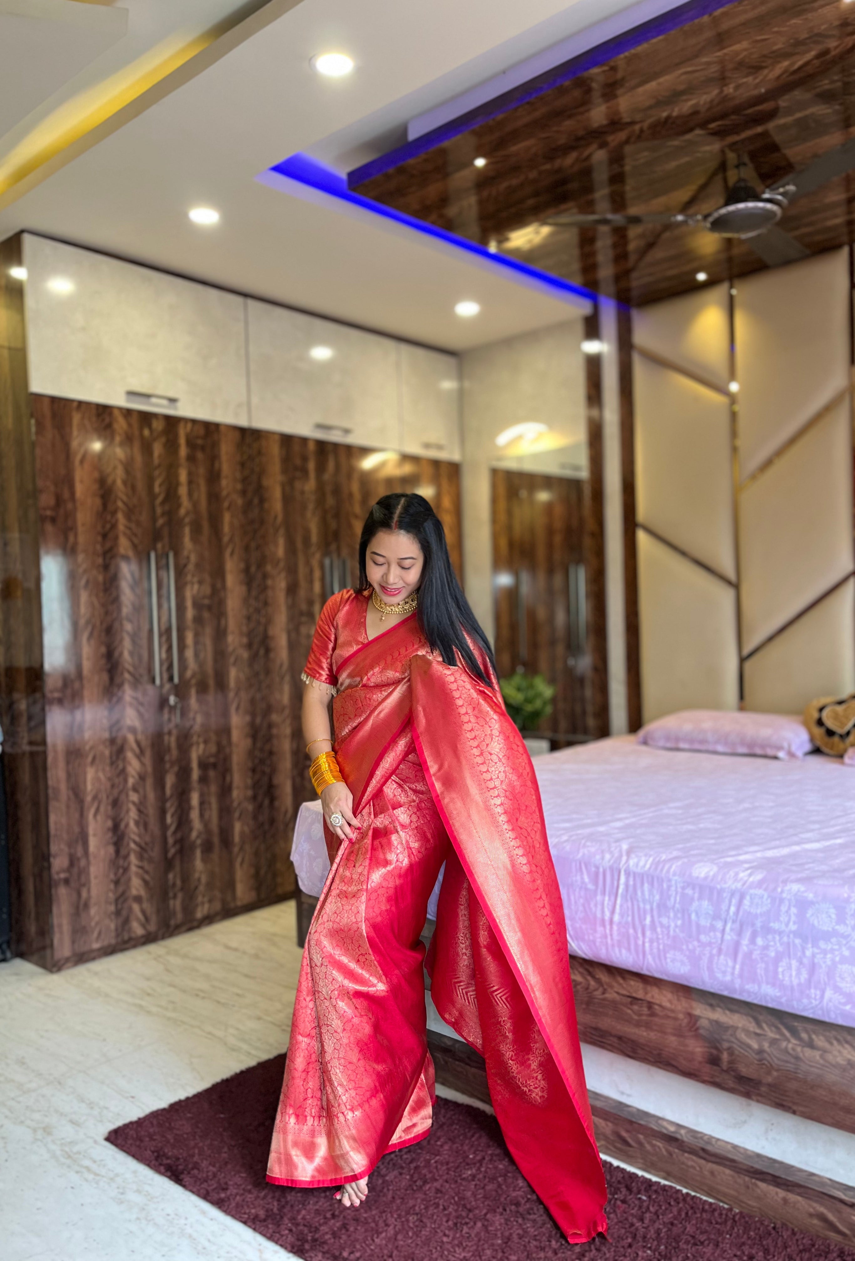 Drape Yourself in Heritage: Pure Brocade Silk Sarees