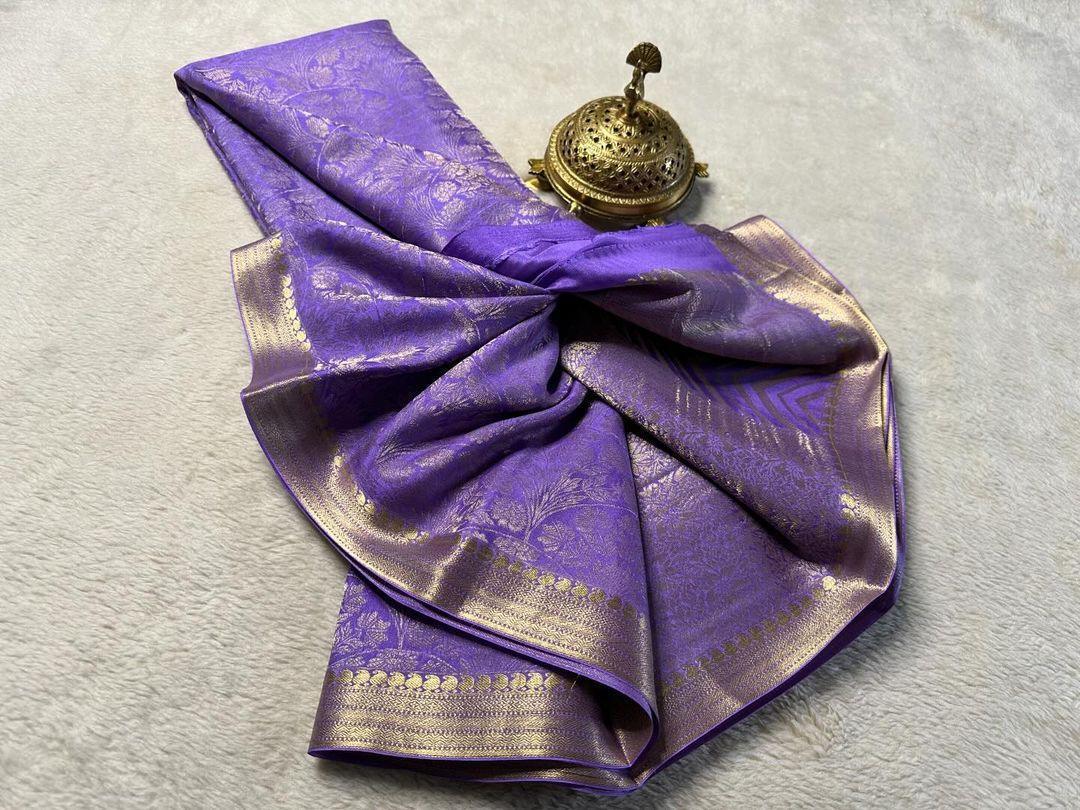 Drape Yourself in Heritage: Pure Brocade Silk Sarees