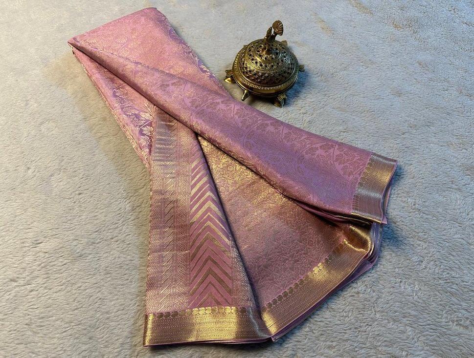 Drape Yourself in Heritage: Pure Brocade Silk Sarees