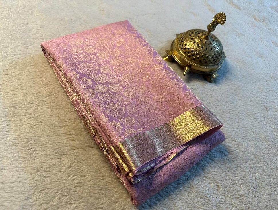 Drape Yourself in Heritage: Pure Brocade Silk Sarees