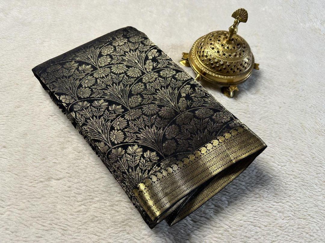 Drape Yourself in Heritage: Pure Brocade Silk Sarees