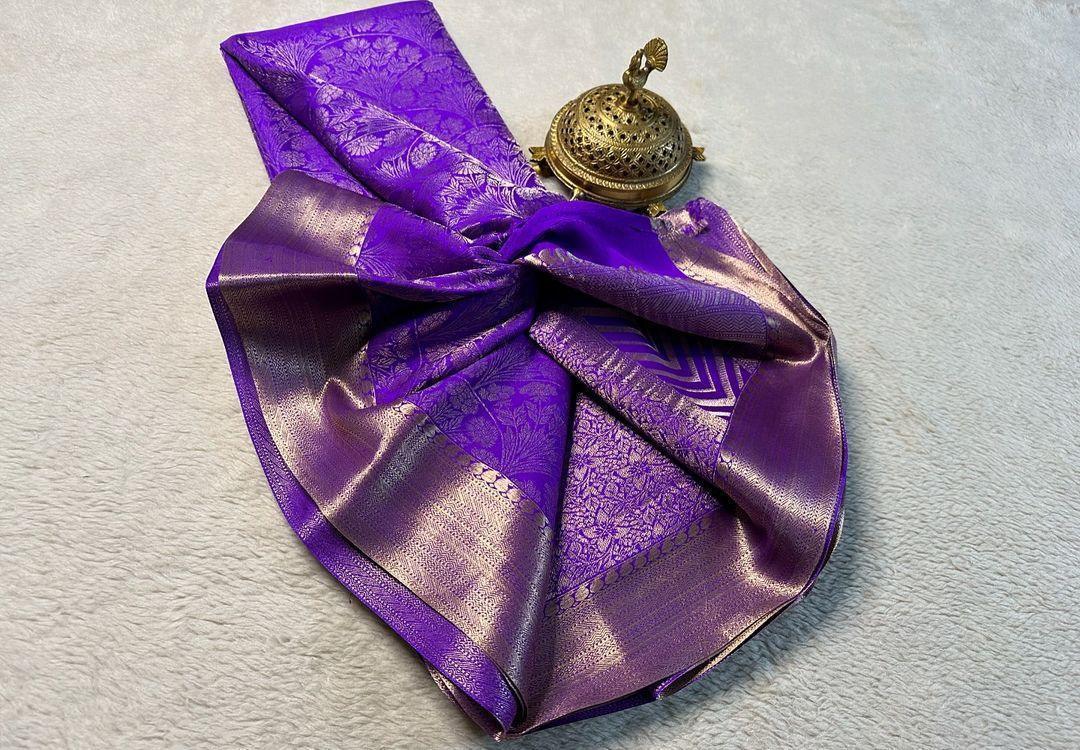 Drape Yourself in Heritage: Pure Brocade Silk Sarees