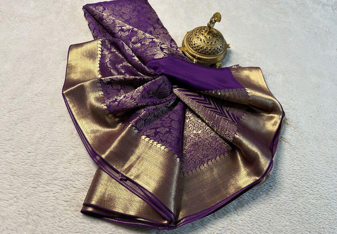 Drape Yourself in Heritage: Pure Brocade Silk Sarees