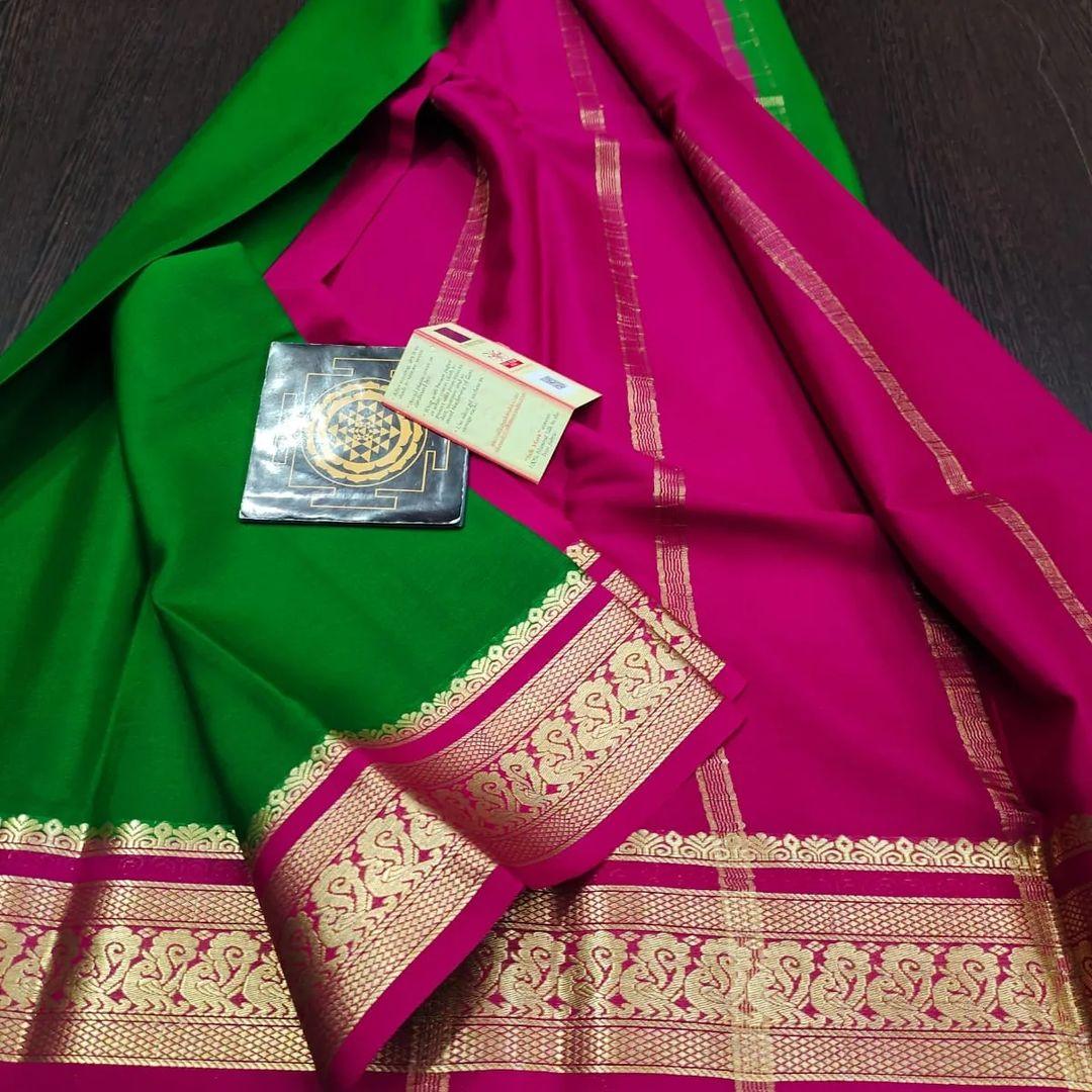Soft Mysore Crepe Silk Sarees – Timeless Luxury for Every Occasion