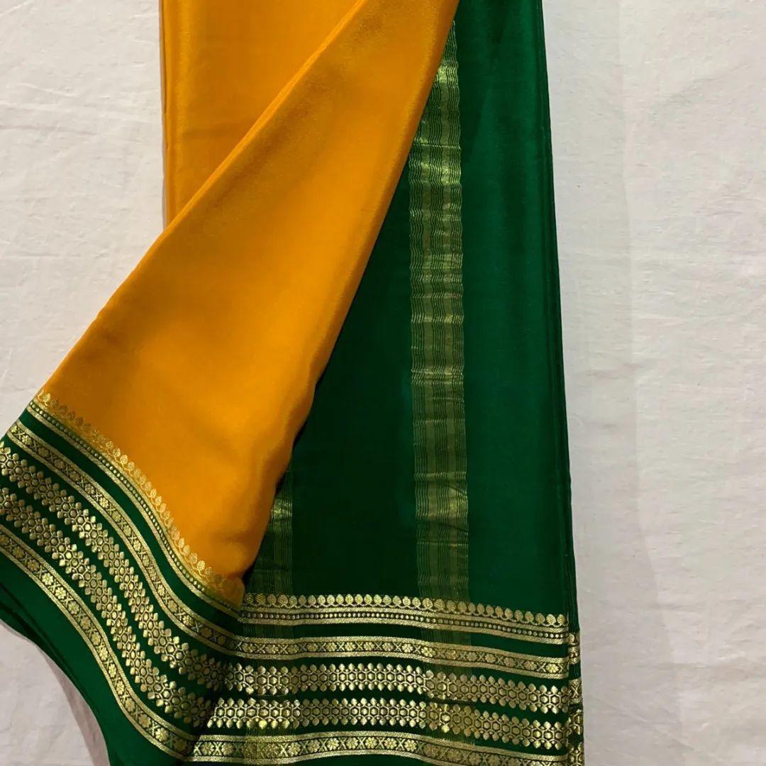 Vibrant Charm: Pure Silk Saree with Playful Borders