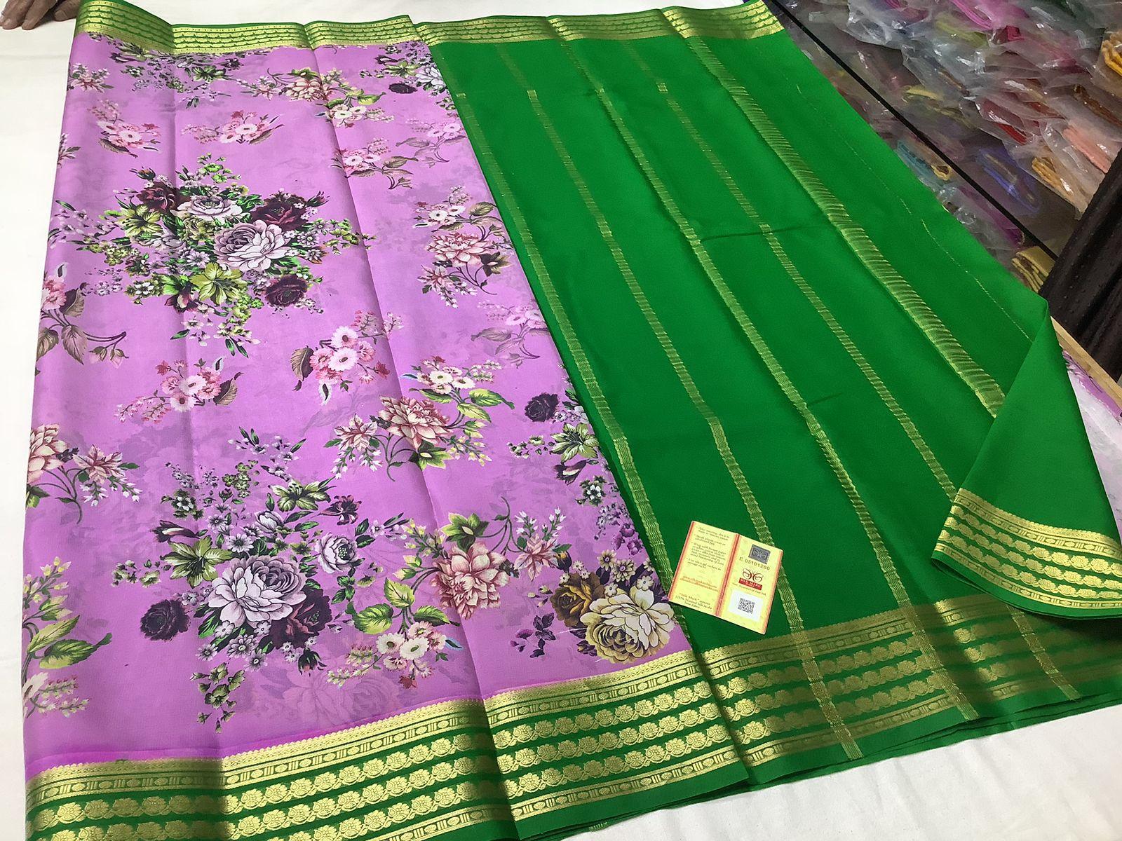 Premium Premium Mysore Crepe Silk Sarees – Soft, Smooth & Luxurious for Weddings & Festive Wear
