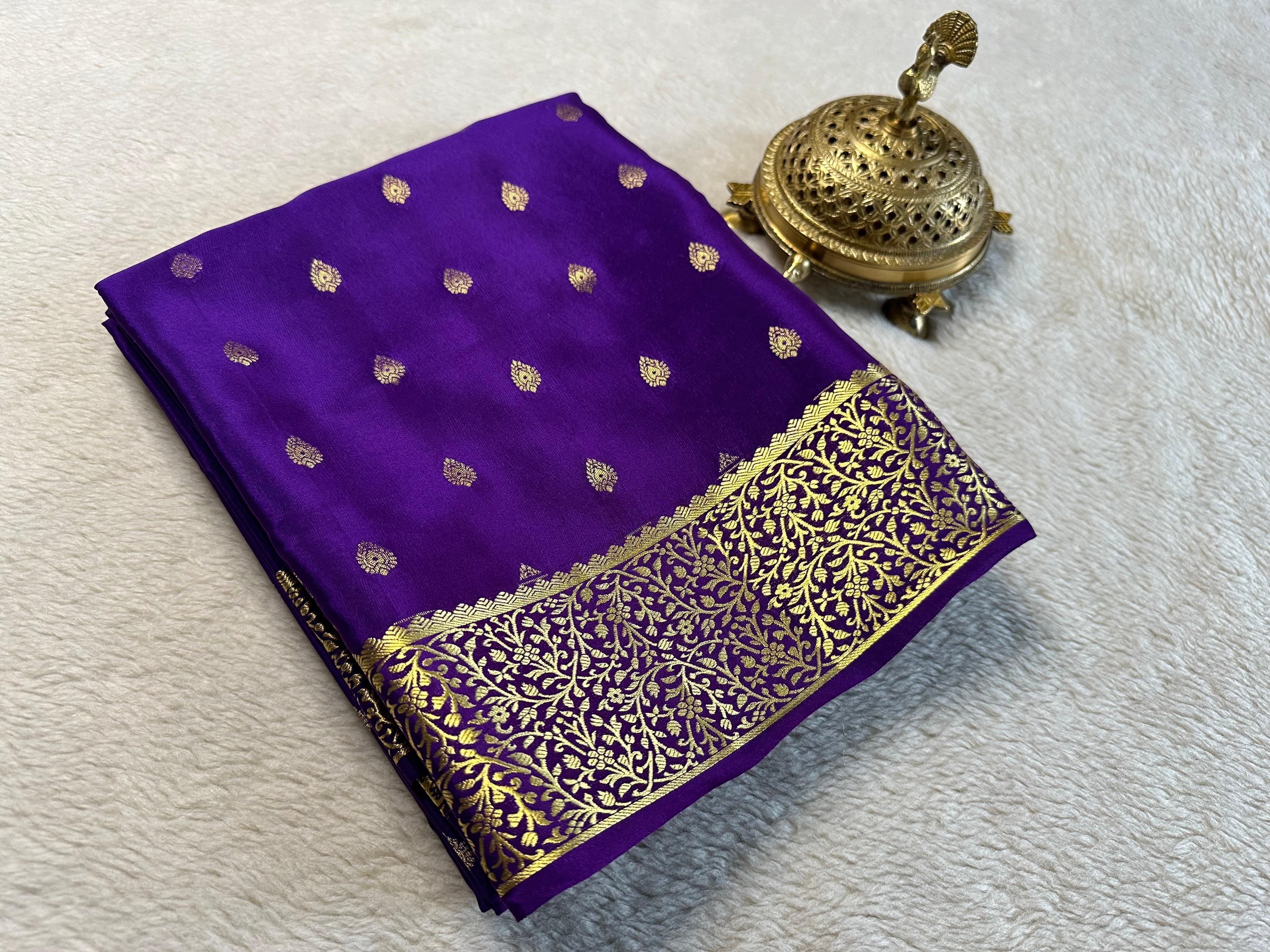 Exclusive Collection: Pure Brocade Mysore Silk Sarees