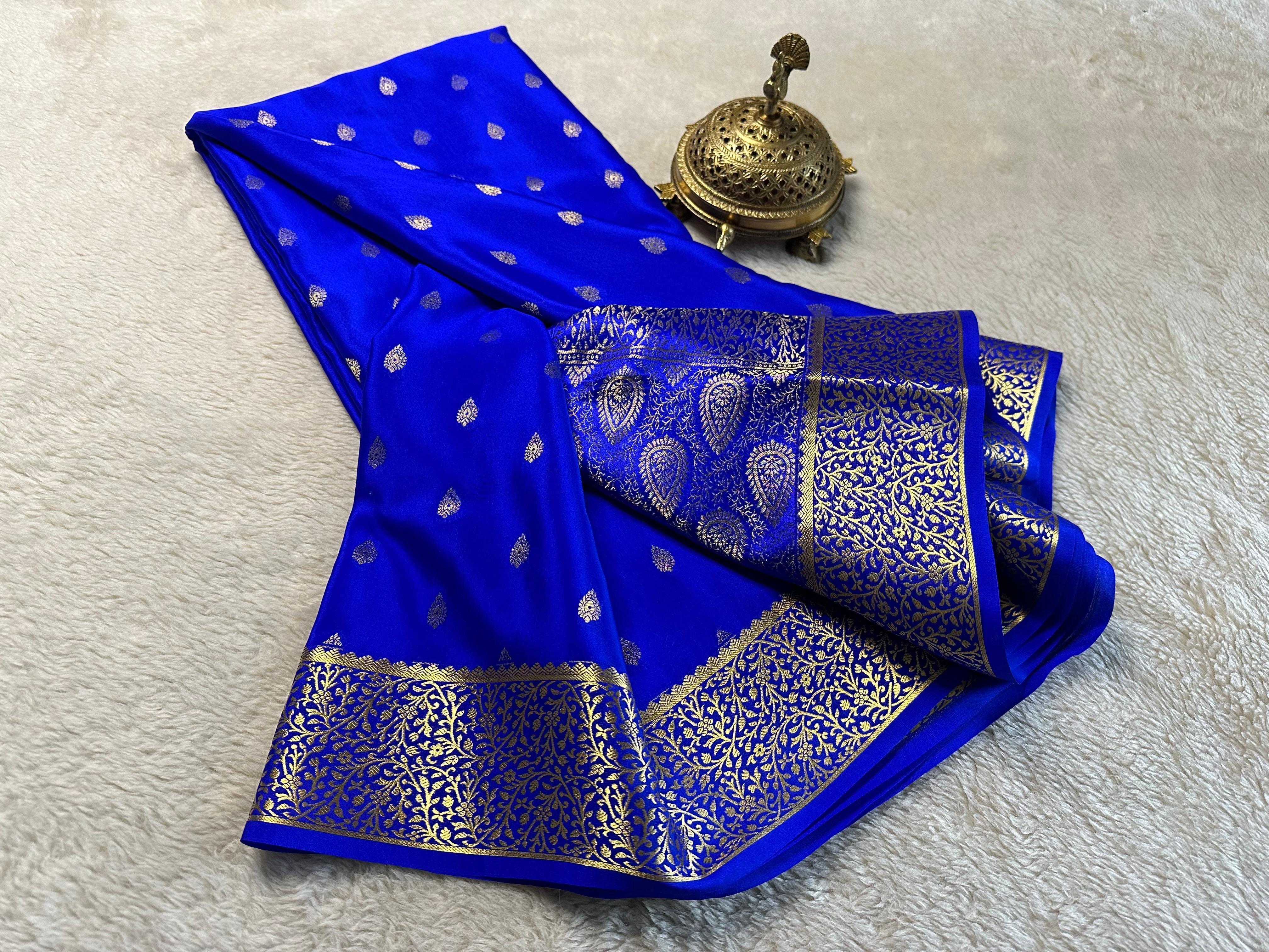Your Wardrobe Upgrade: Pure Brocade Mysore Silk Available Now