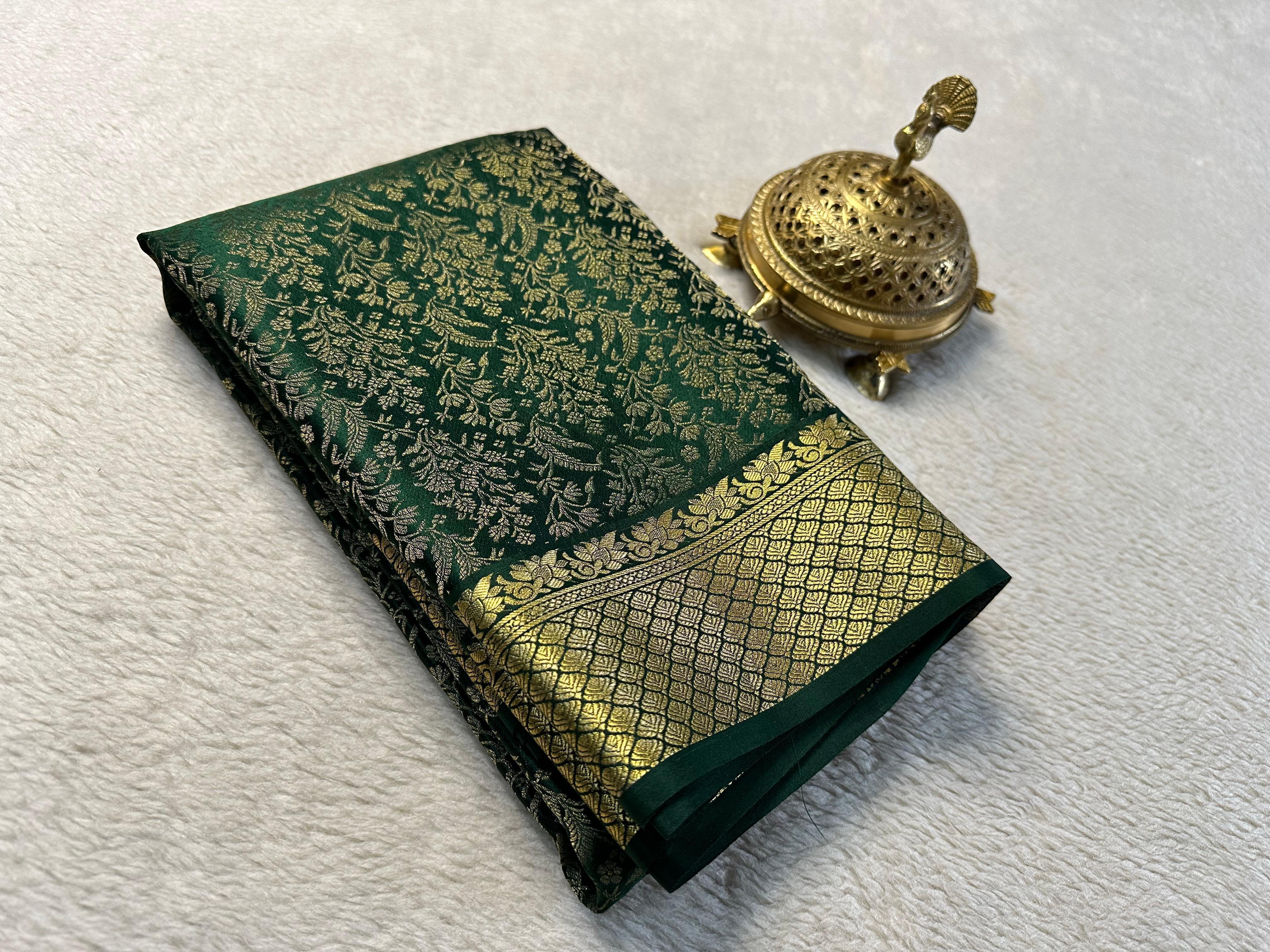 Crafted for Elegance: Browse Pure Brocade Mysore Silk