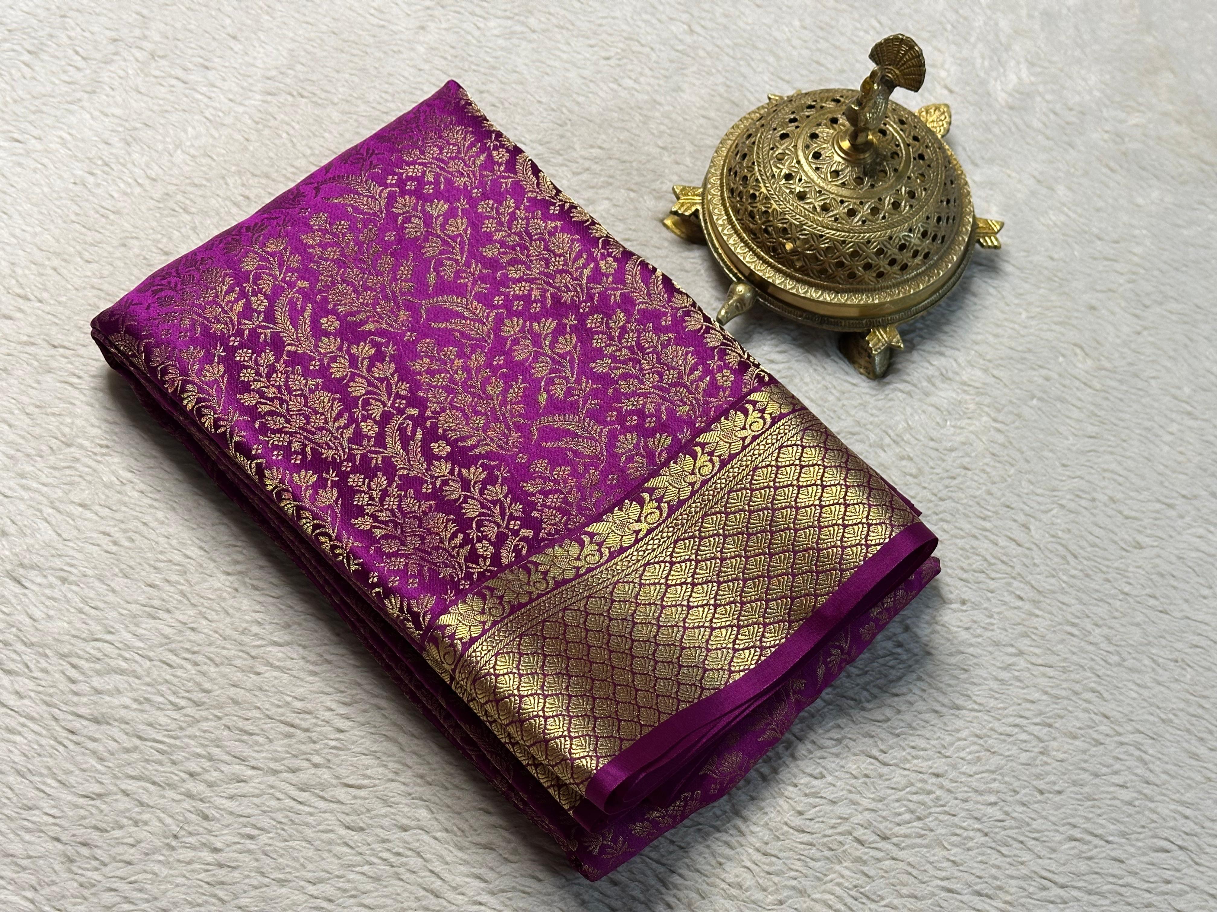 Elevate Your Style: Shop Pure Mysore Silk Sarees Today