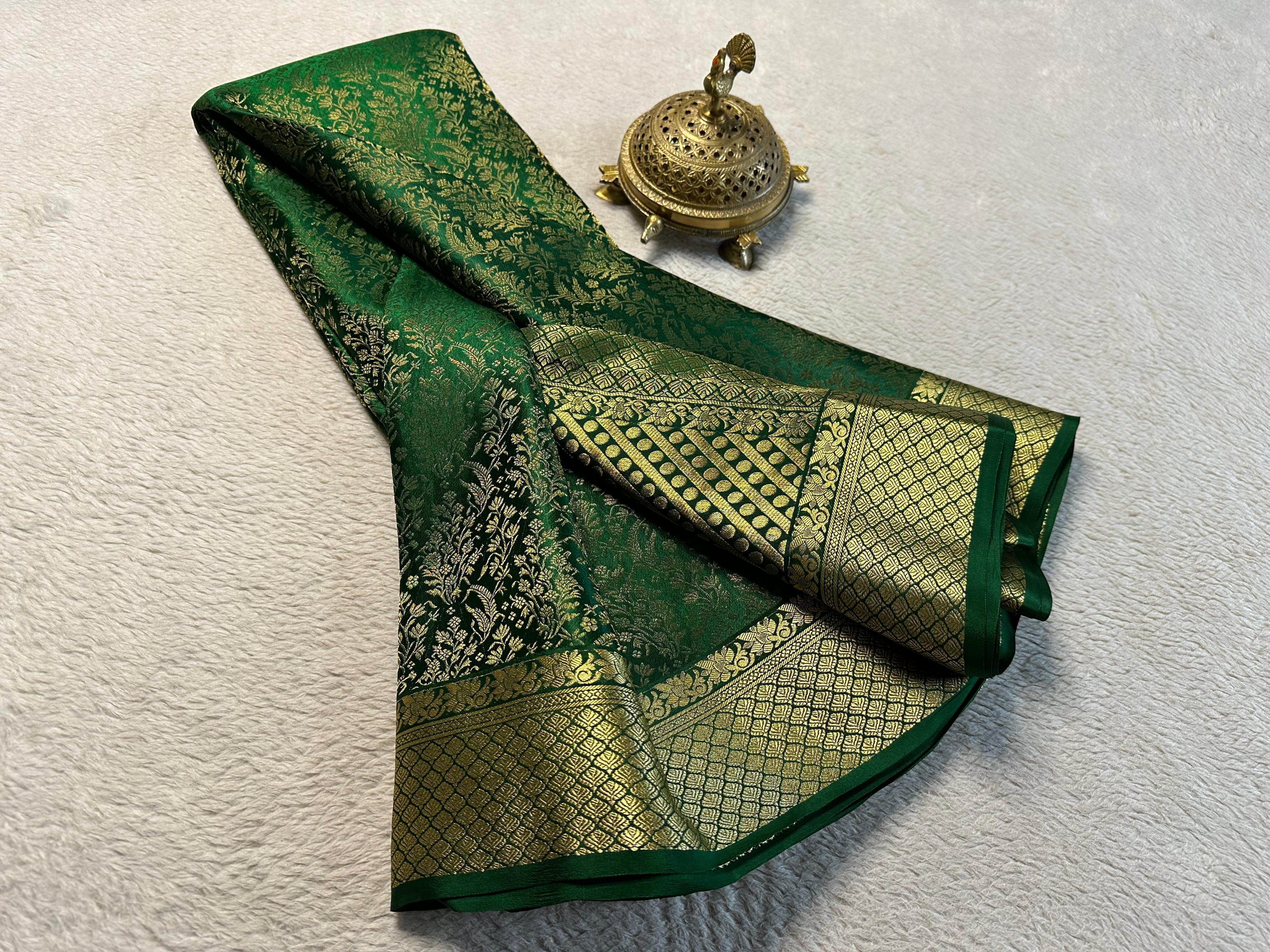 Premium Elevate Your Style: Shop Pure Mysore Silk Sarees Today for Weddings & Festive Wear