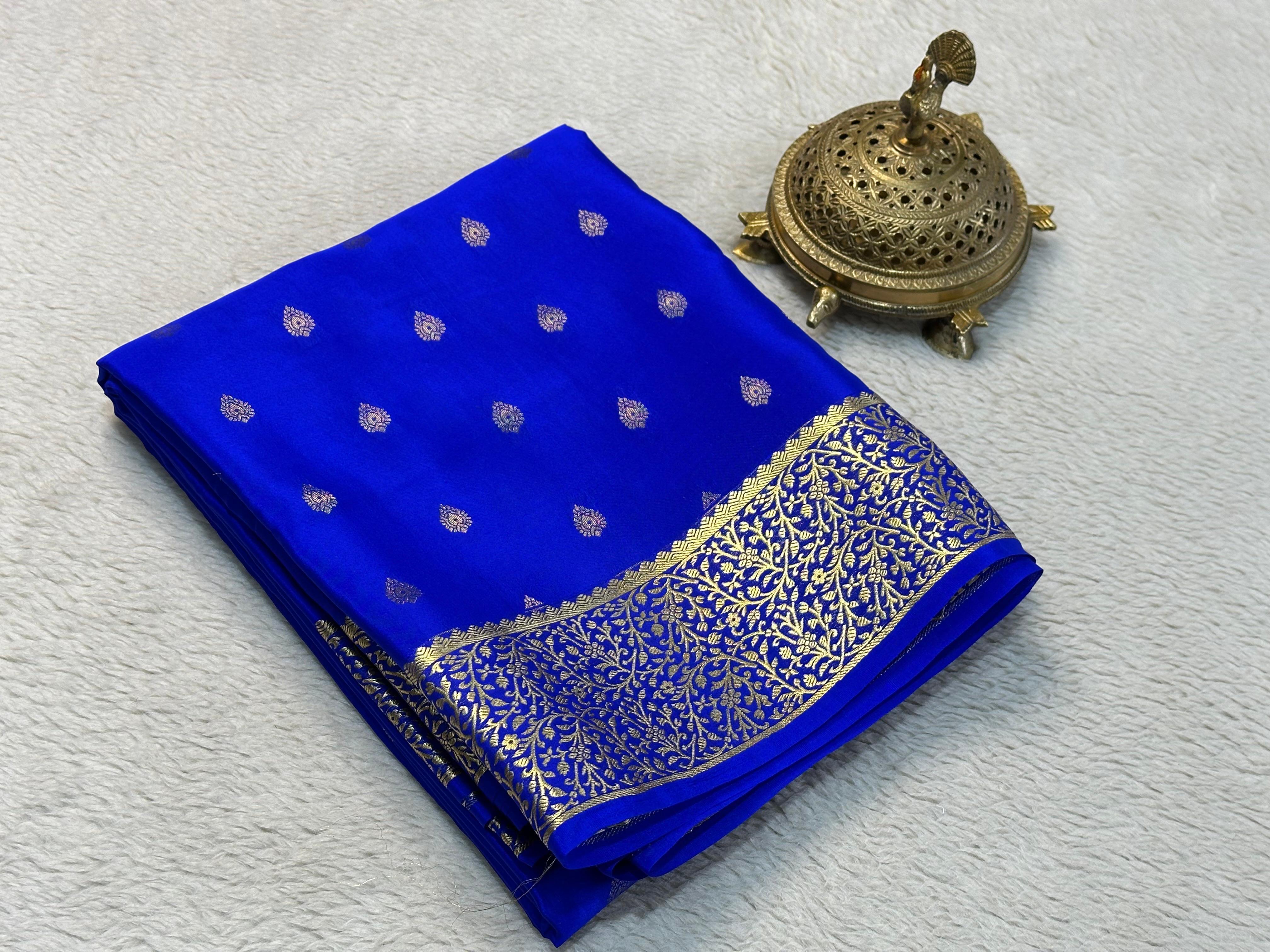 Very Exclusive Mysore Crepe Silk Saree