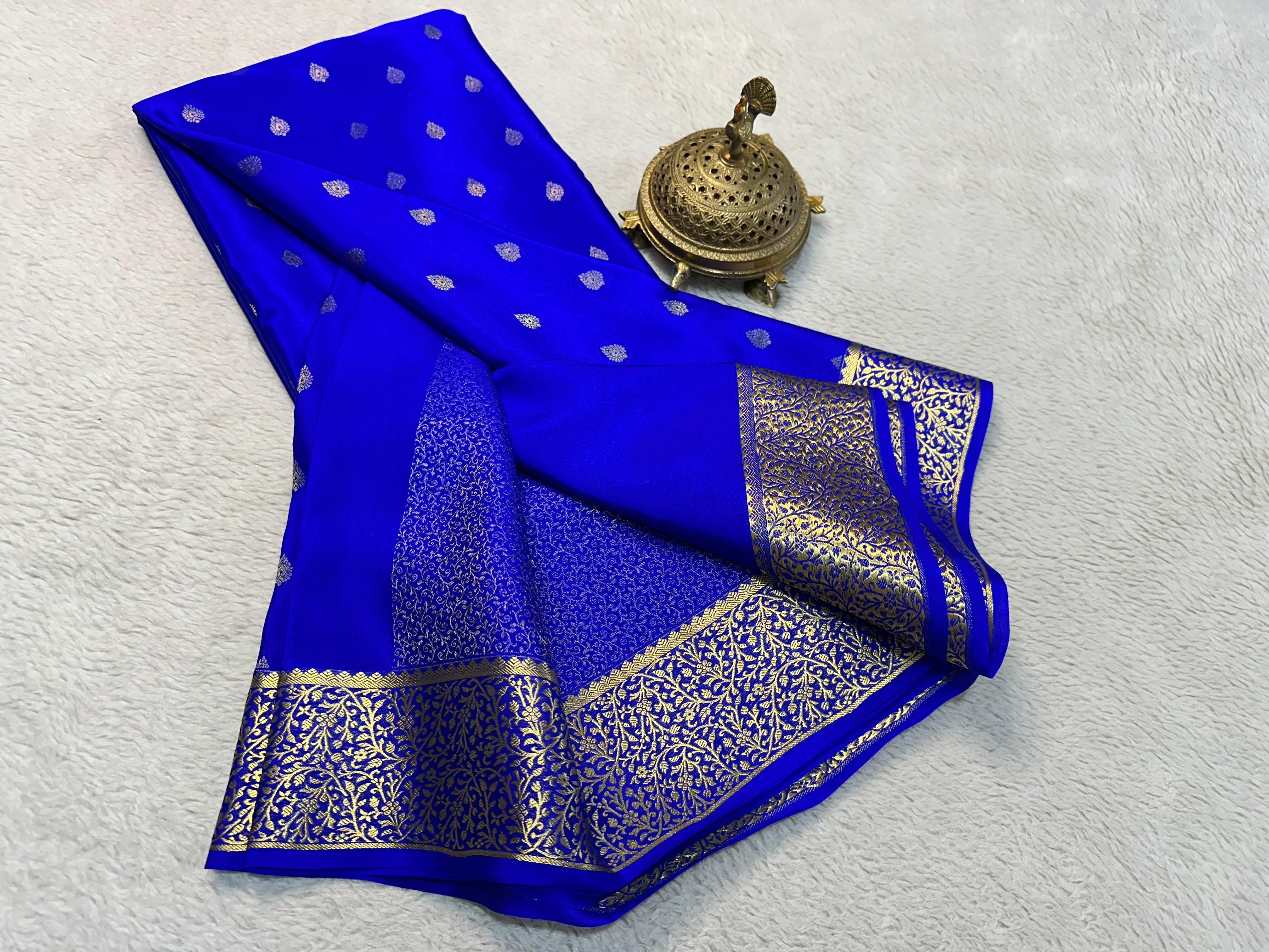 Very Exclusive Mysore Crepe Silk Saree