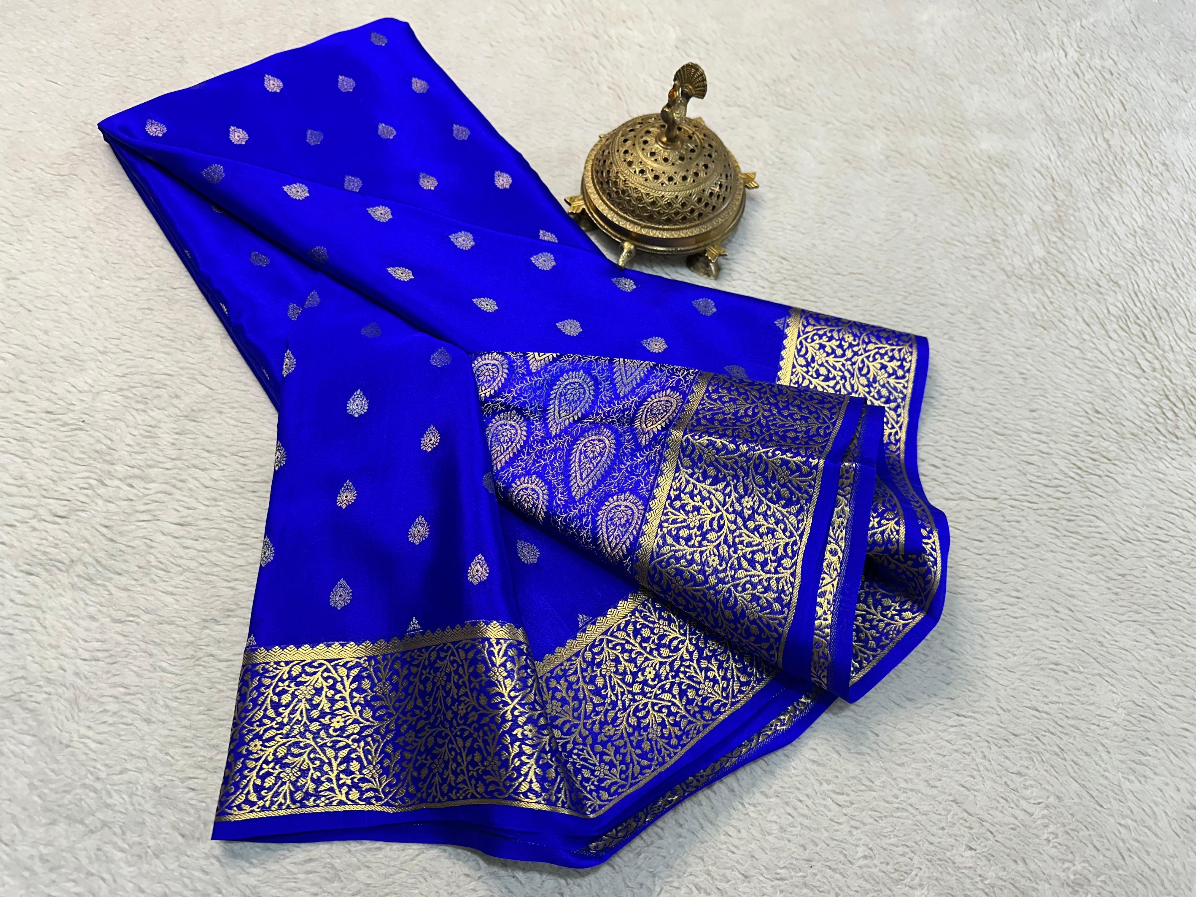 Very Exclusive Mysore Crepe Silk Saree