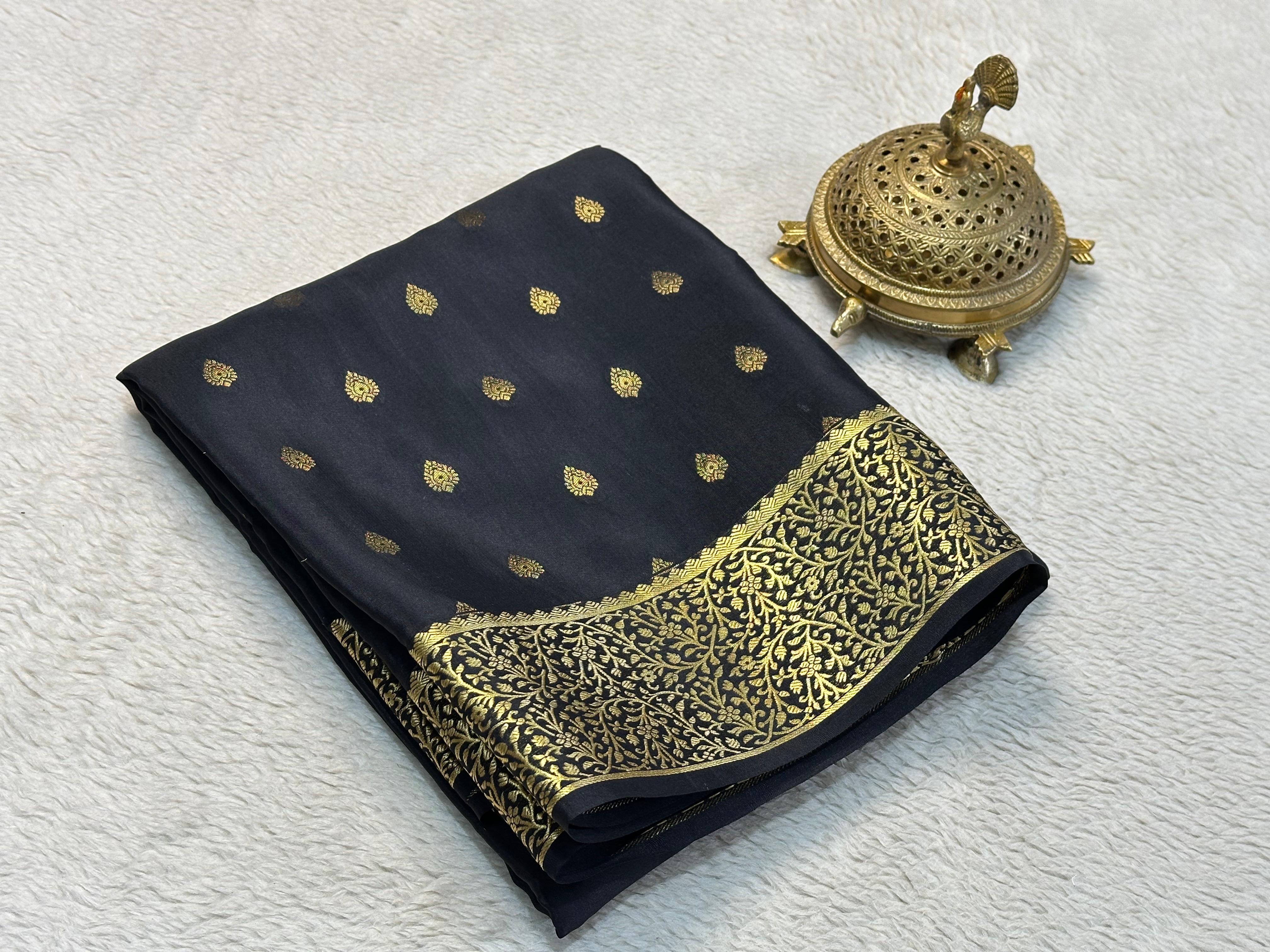 Very Exclusive Mysore Crepe Silk Saree