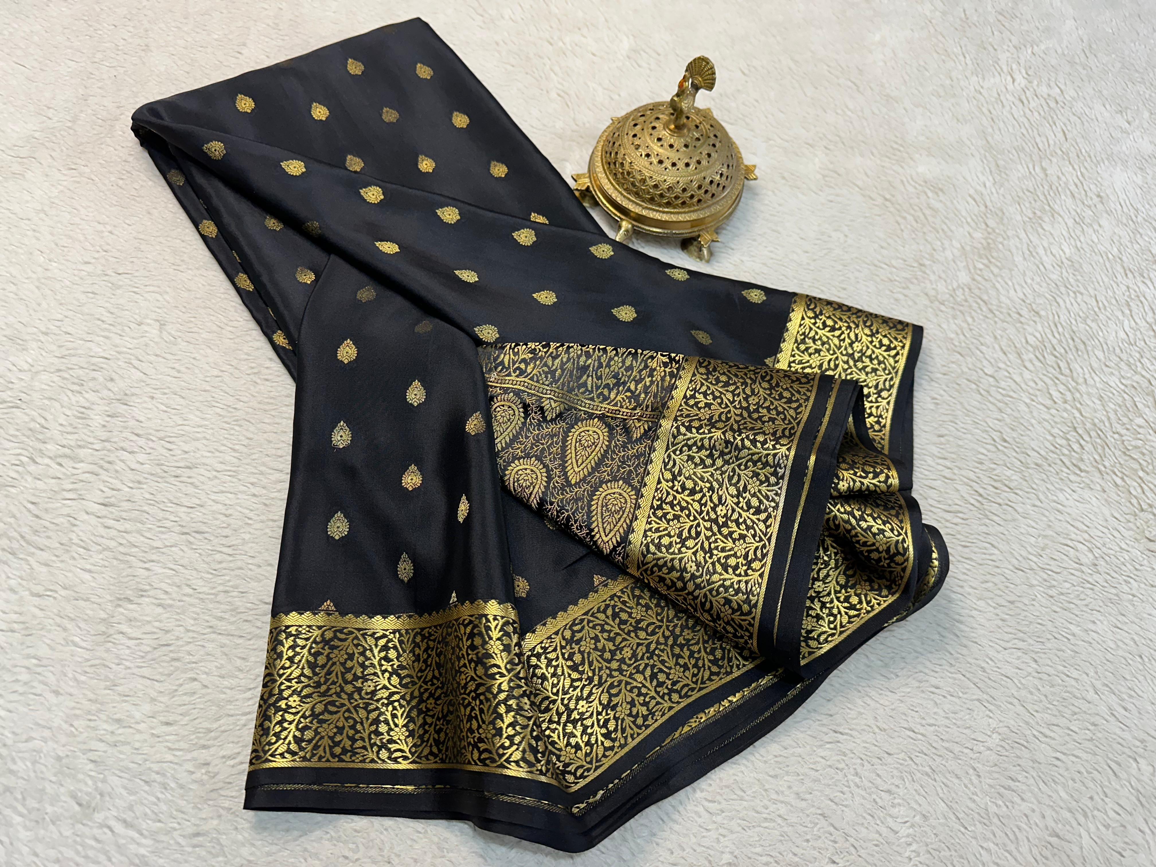 Very Exclusive Mysore Crepe Silk Saree