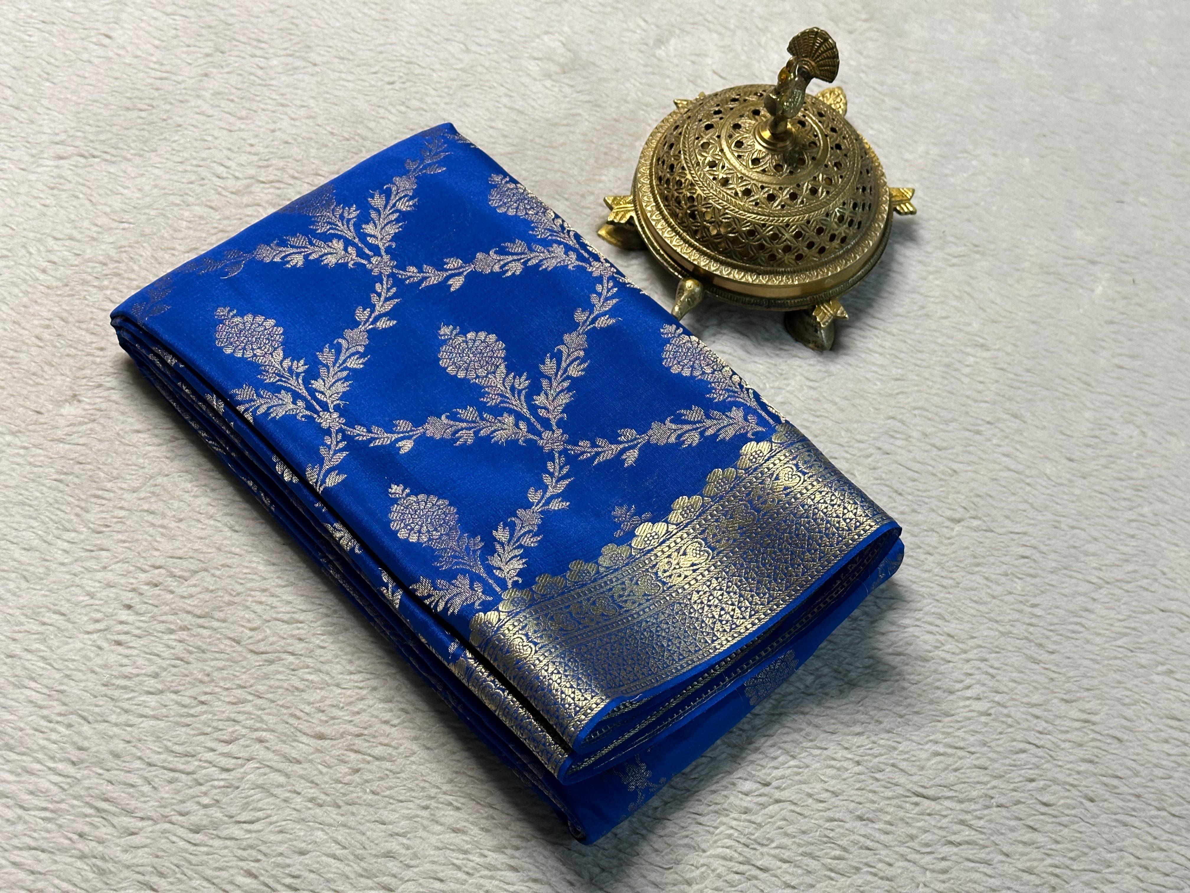 Embrace Heritage: Exquisite Semi Brocade Mysore Silk Sarees