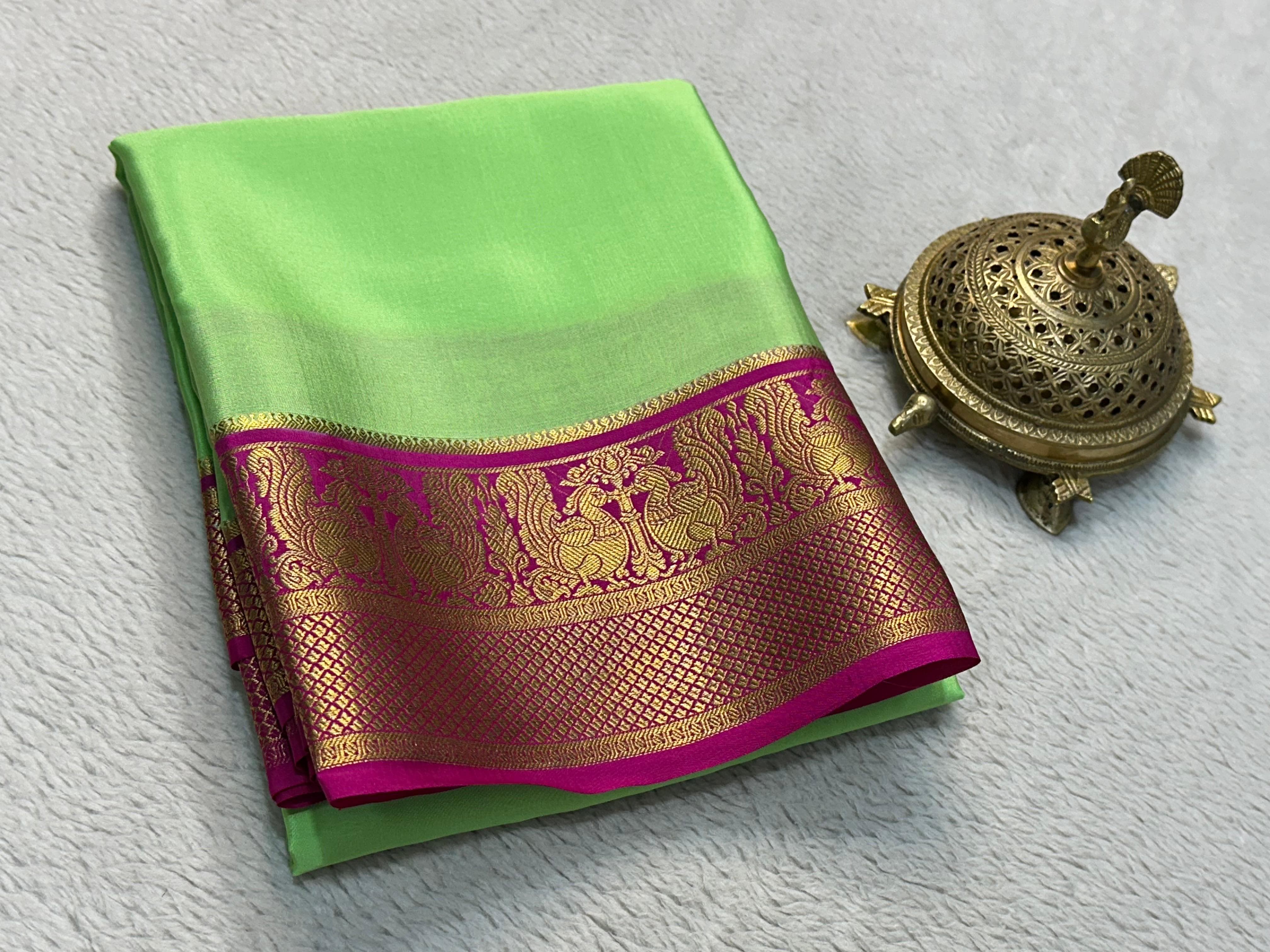 Grace the Occasion with Our Enchanting Rich Peacock Border Sarees