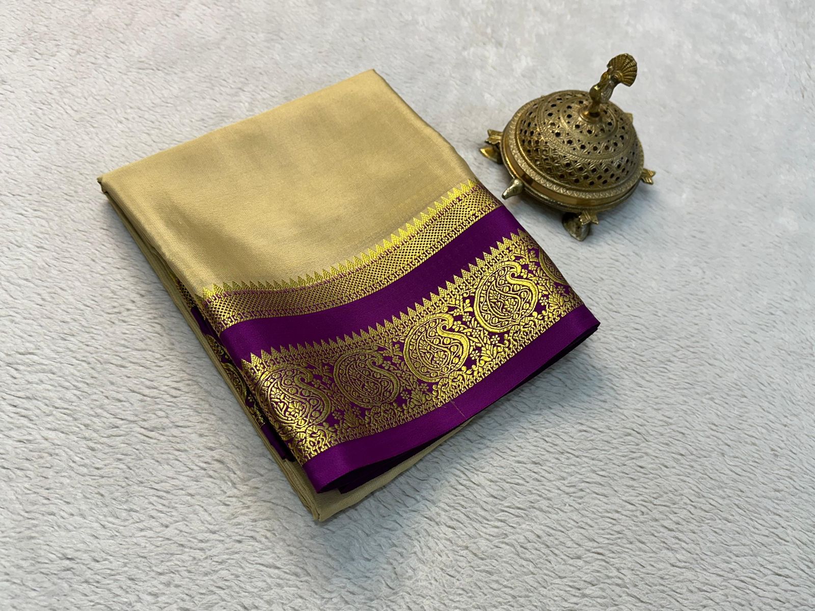 Silken Splendor: Majestic Mysore Silk Saree