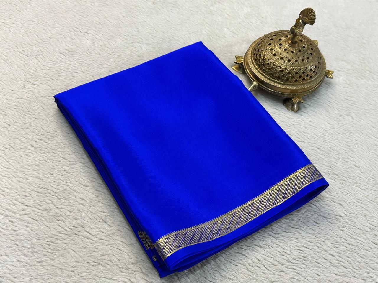 Timeless Beauty: Mysore Silk Crepe Sarees in Stunning Hues