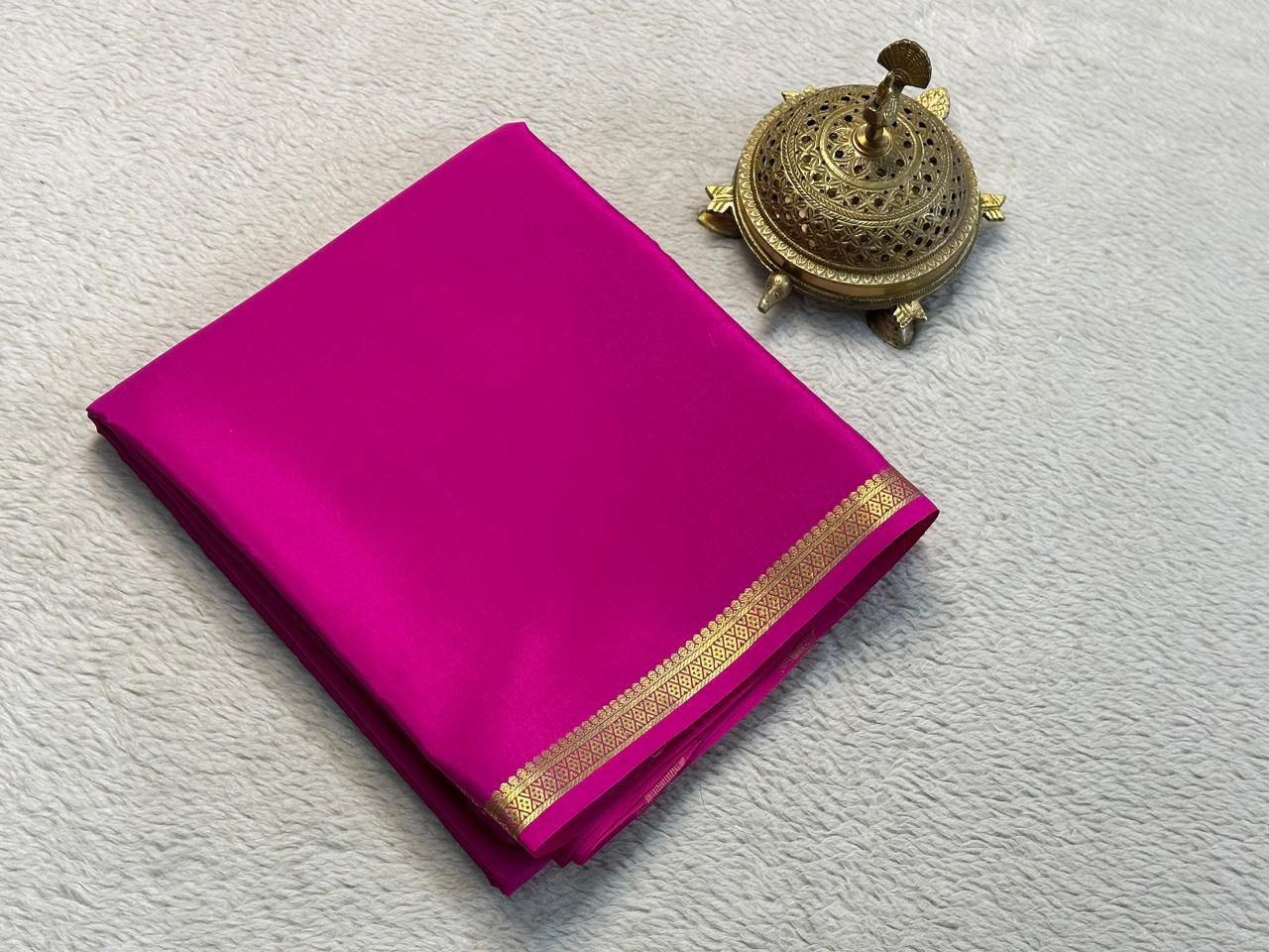 Mysore Silk Crepe Sarees: Perfect Blend of Style & Comfort