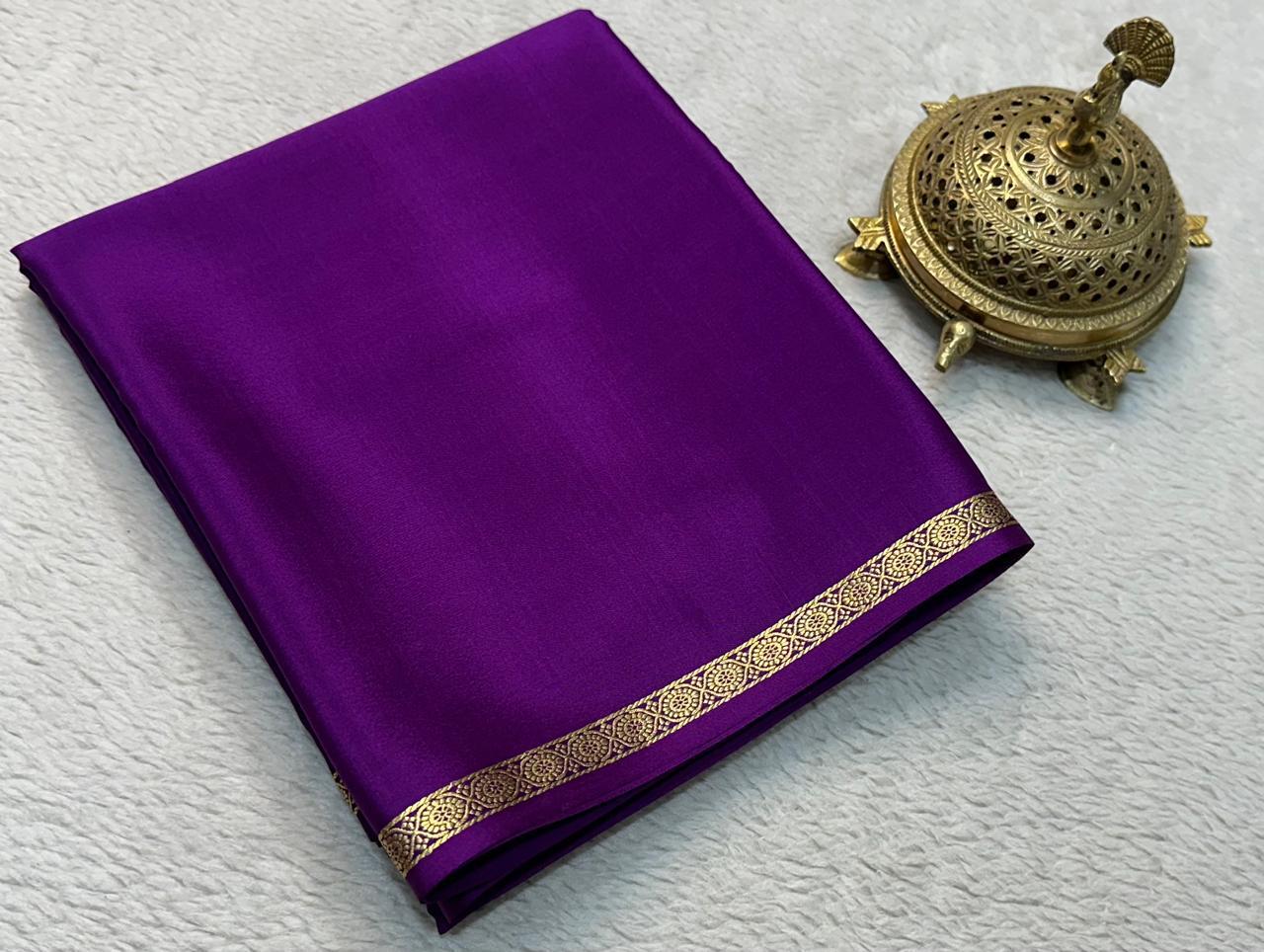 Mysore Silk Crepe Sarees: Effortless Elegance