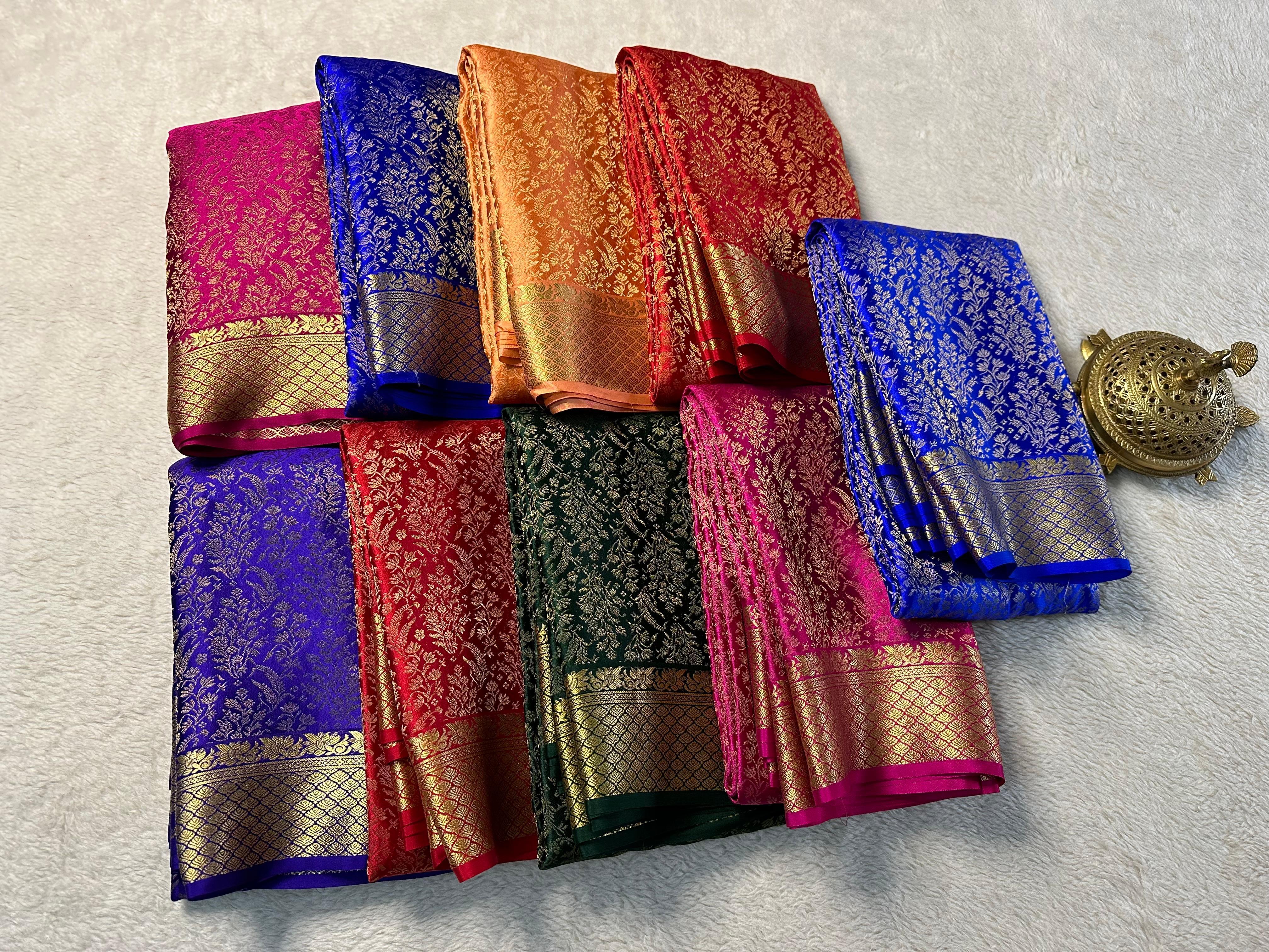 Elevate Your Style: Shop Pure Mysore Silk Sarees Today