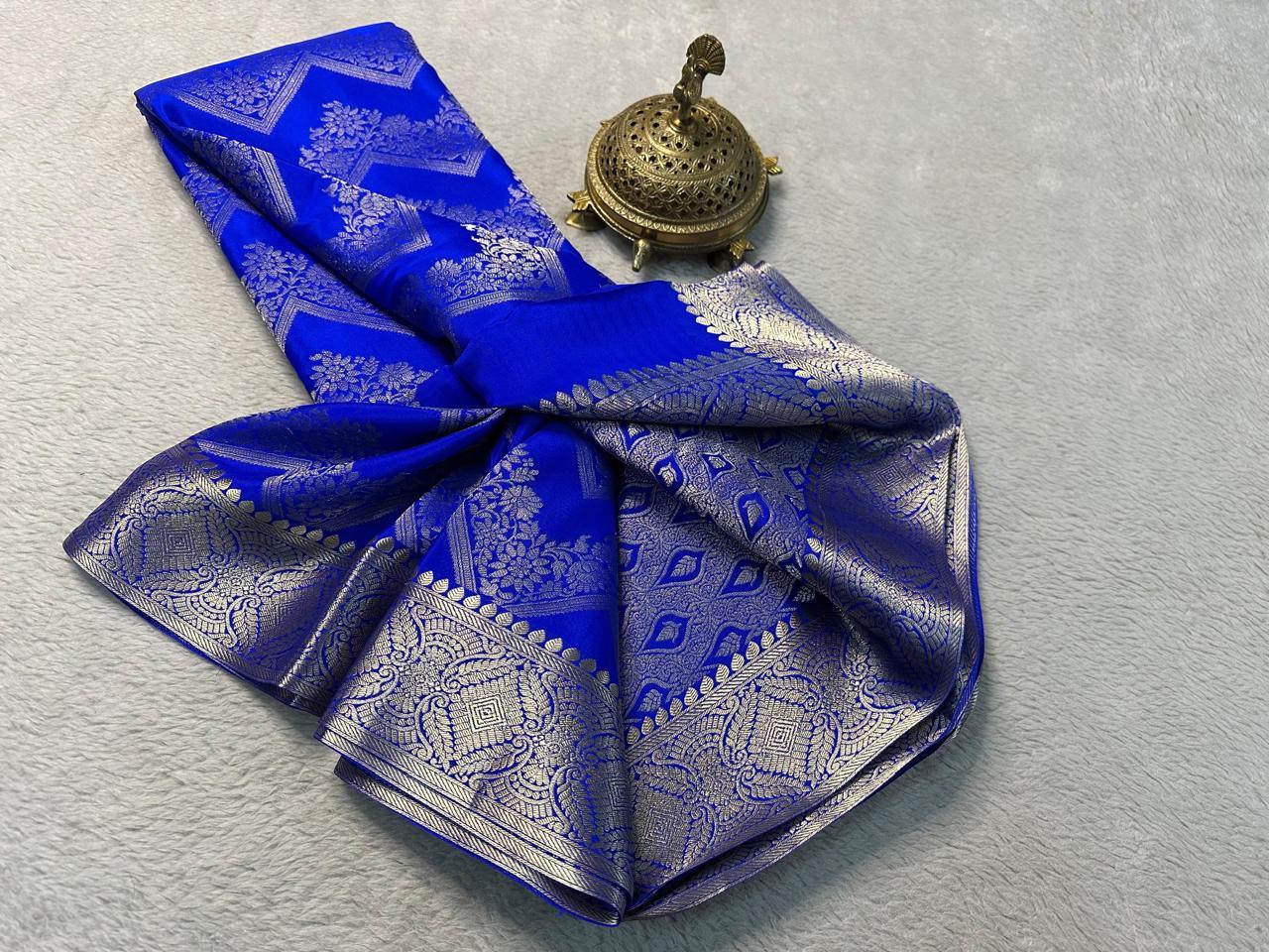 The Royal Brocade Silk Saree Elegance