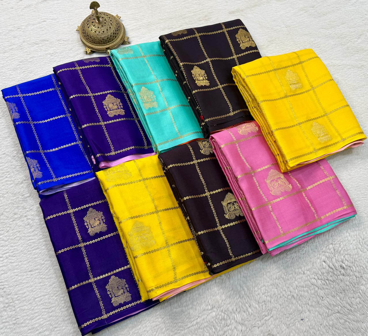 Festive Wear Yellow Silk Saree with Traditional Zari Work