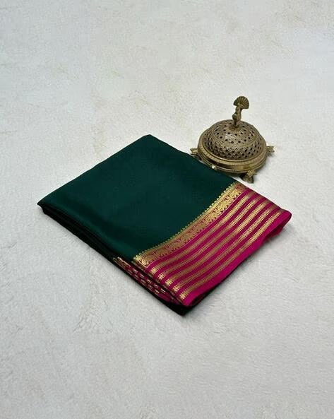 Mysore Crepe Silk Sarees – Soft Texture, Royal Finish