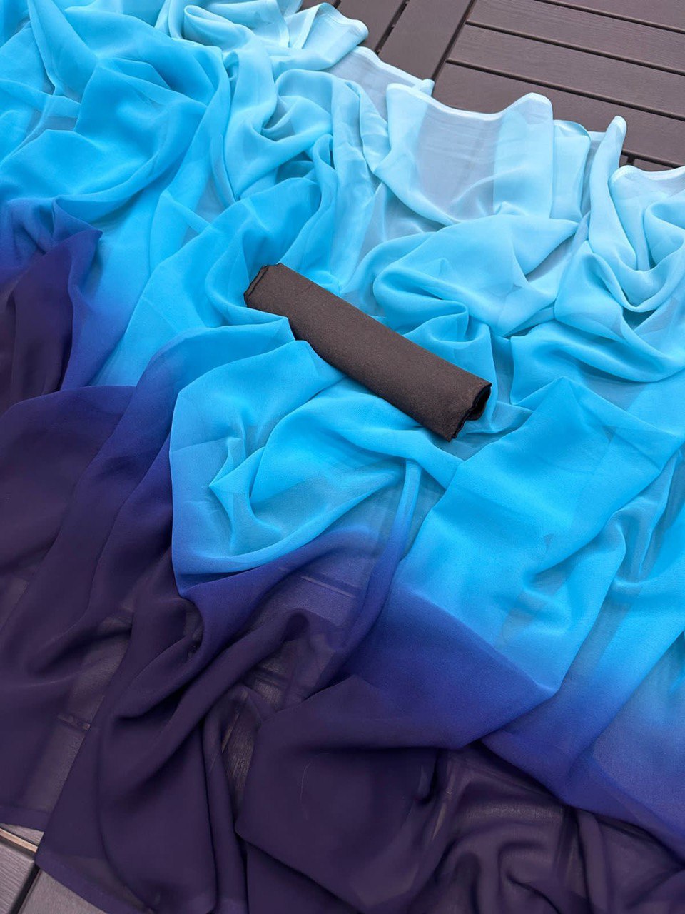 Blue Color Soft Silk Saree
