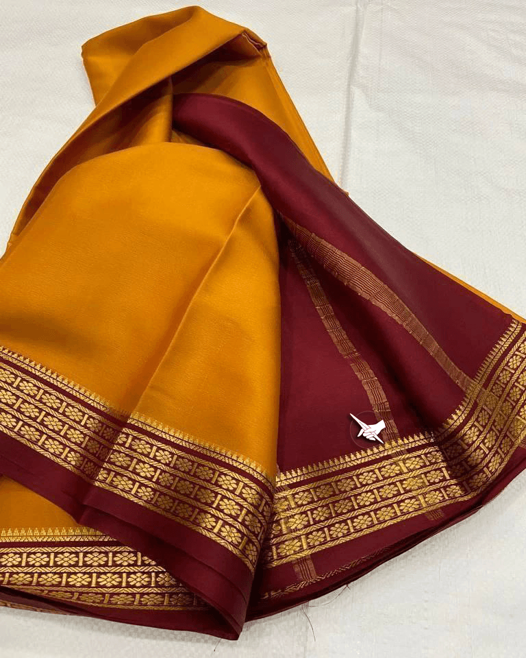 Buy Exclusive Mysore Crepe Silk Sarees – Pure Silk Collection