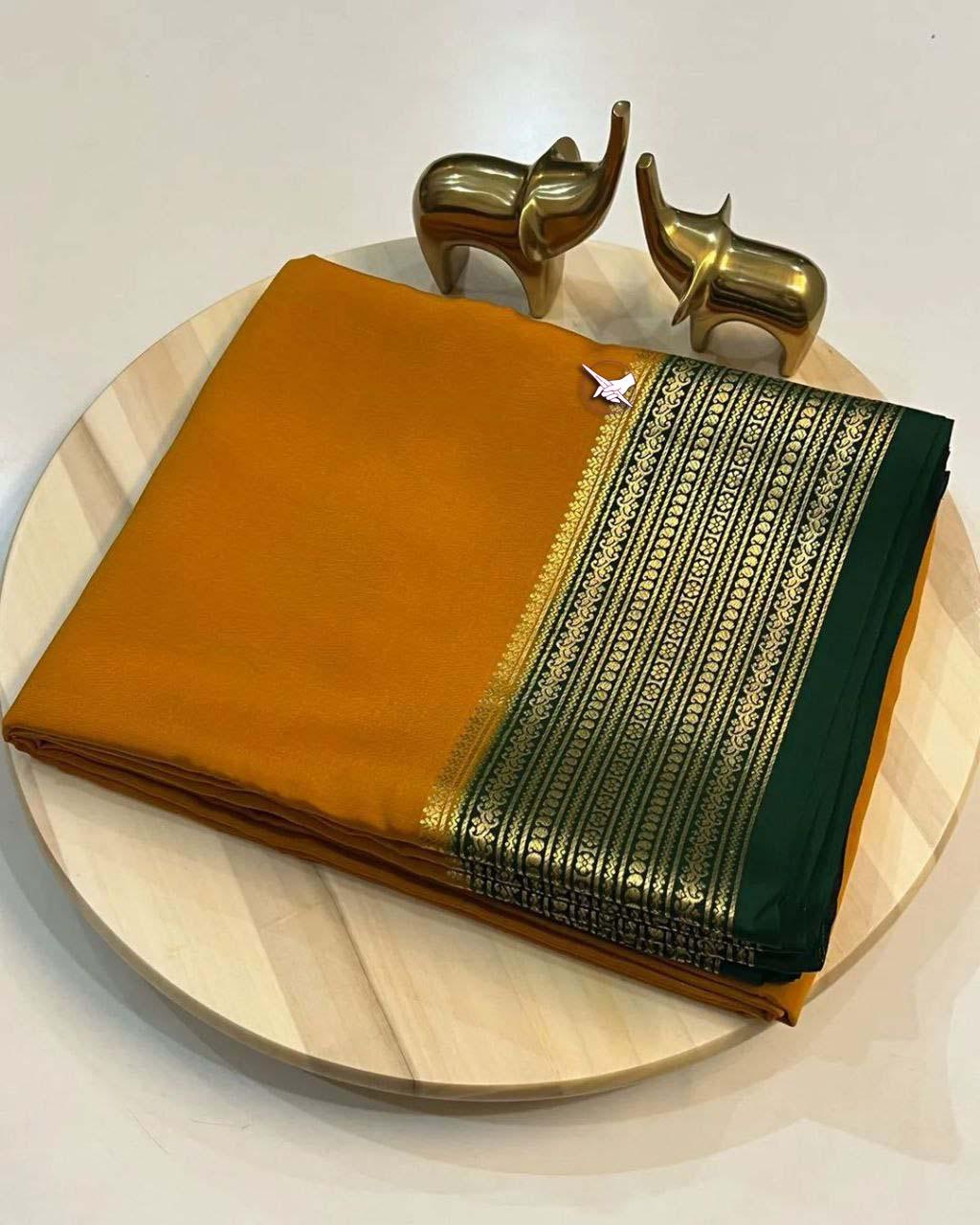 Traditional Mysore Soft Silk Sarees – Perfect for Weddings