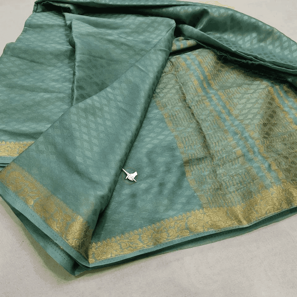 Mysore Magic: Crepe Silk with Lined Pallu