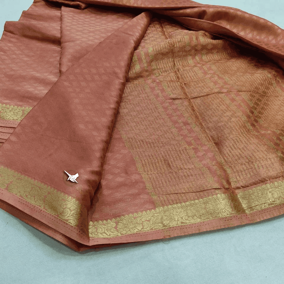 Mysore Magic: Crepe Silk with Lined Pallu