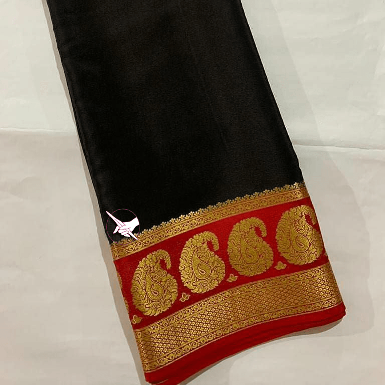 Shop Pure Mysore Crepe Soft Silk Sarees – Grace in Every Drape
