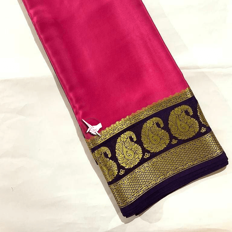 Shop Pure Mysore Crepe Soft Silk Sarees – Grace in Every Drape