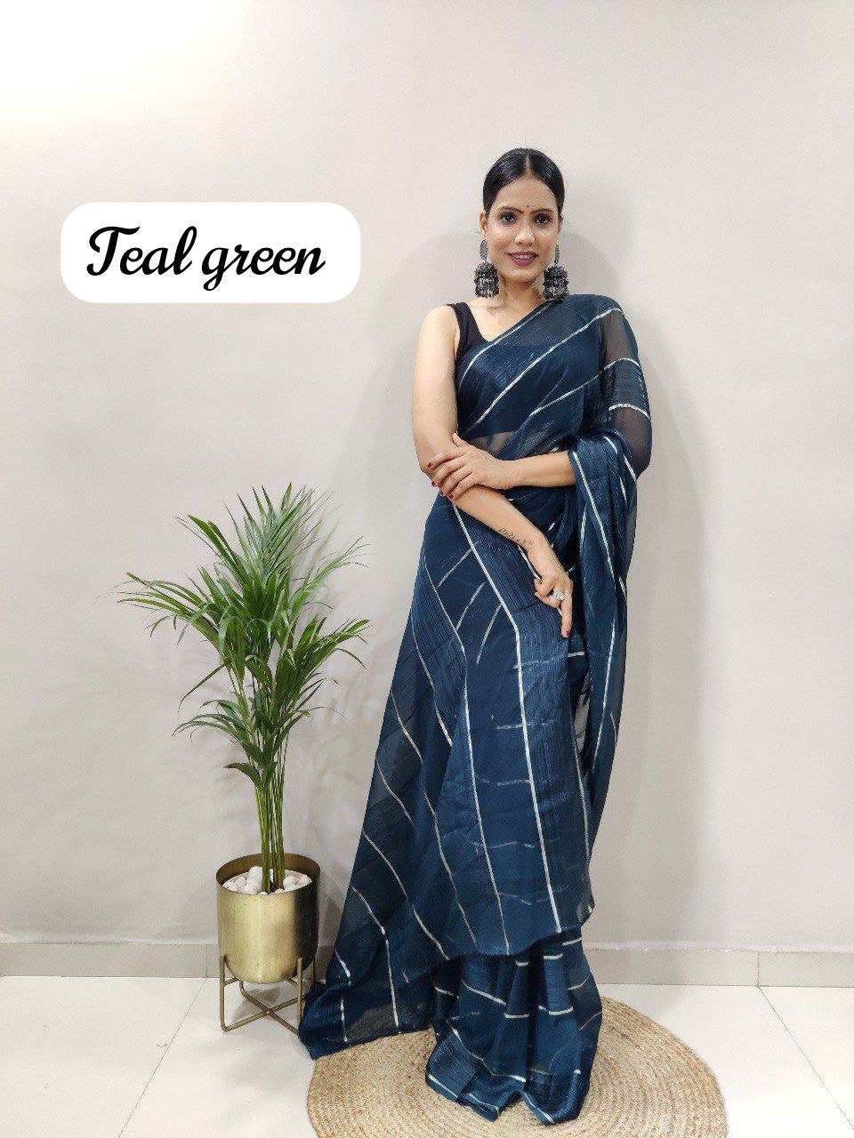 Blue Soft Silk saree