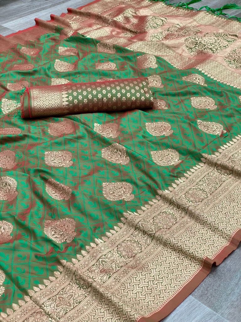 zari work saree