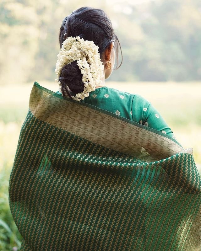 soft silk saree with blouse