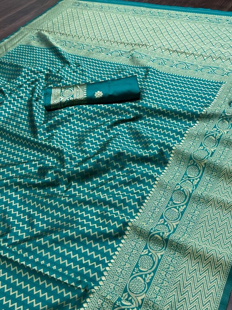 super hit green soft silk saree