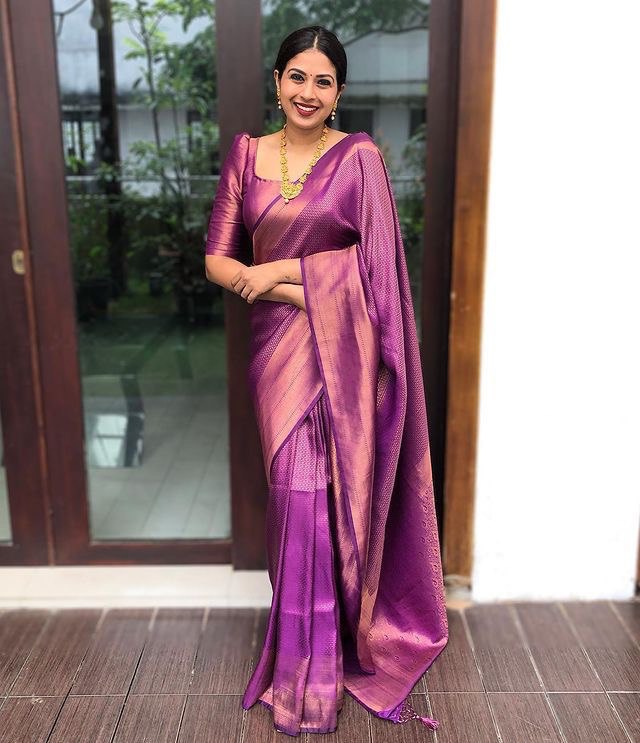 lichi silk saree for womens