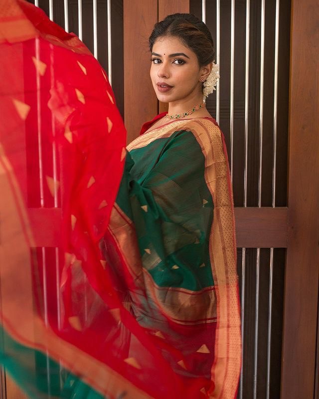 soft lilan printed saree