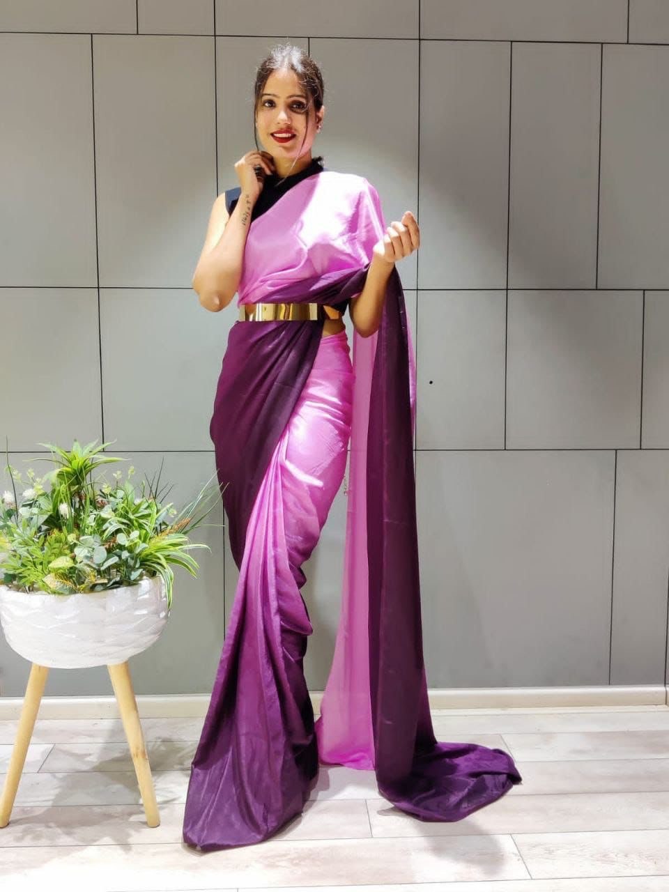 one minute chion saree