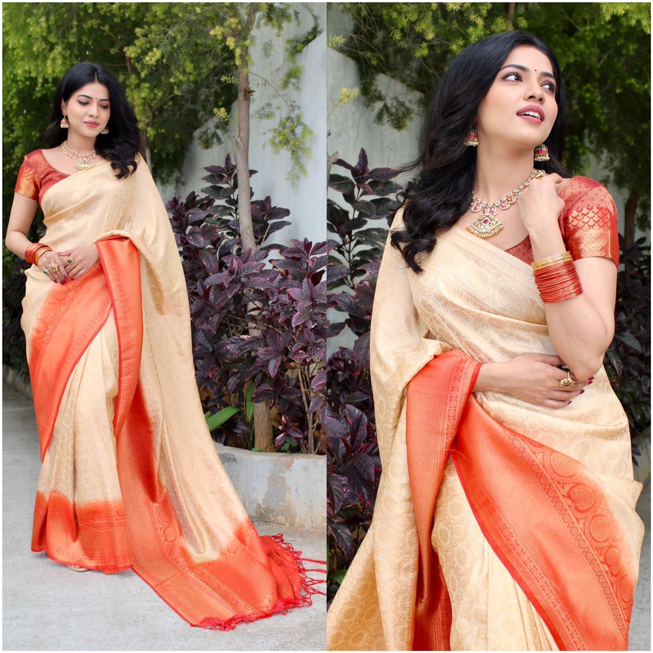 kanjivaram soft silk saree for wedding